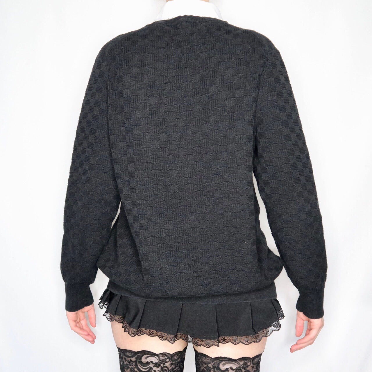 Karl Lagerfeld Paris Black Knit Sweater