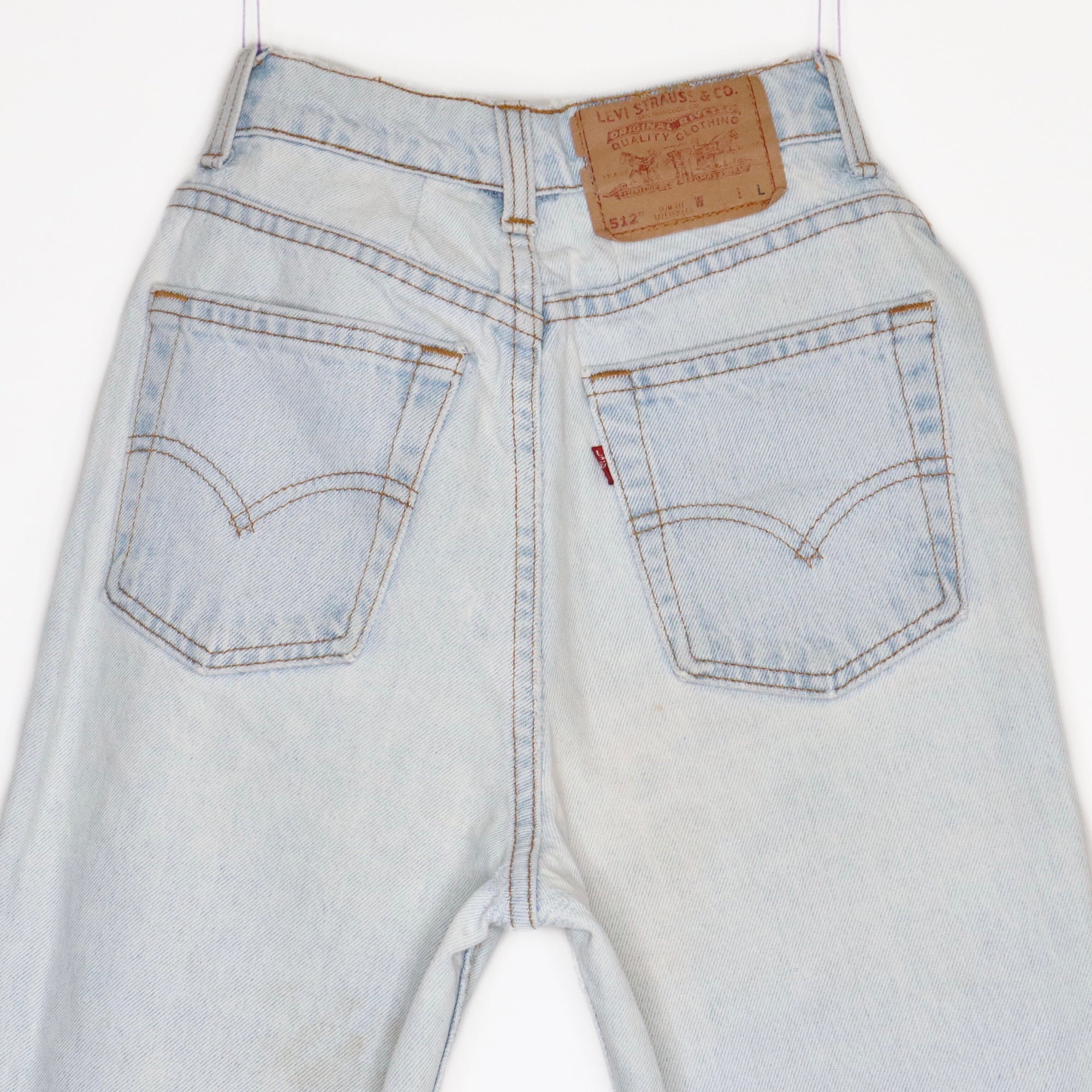 Vintage 90s Light Wash High Waisted Levis Jeans