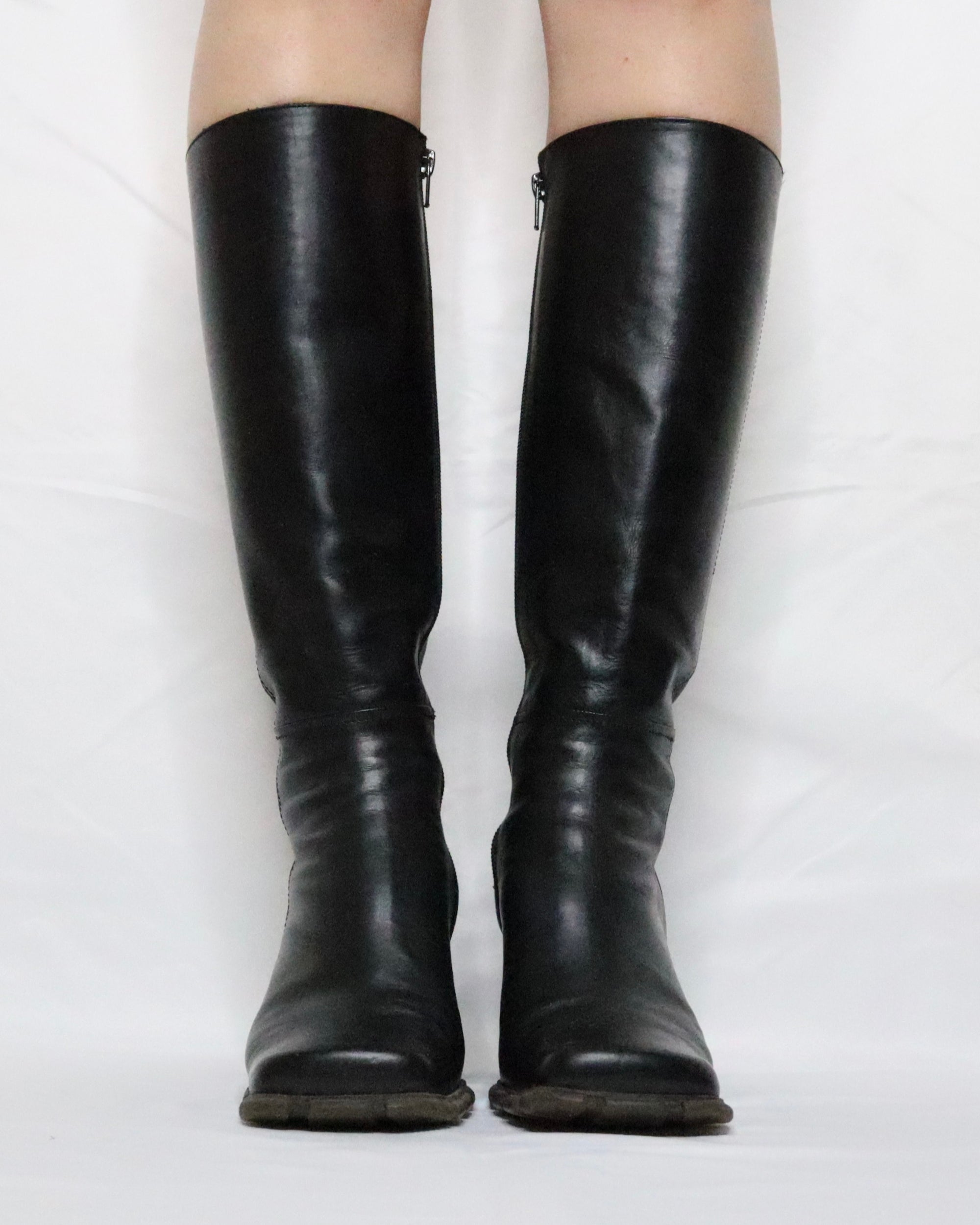 Black Knee High Boots (7 US/37 EU) 
