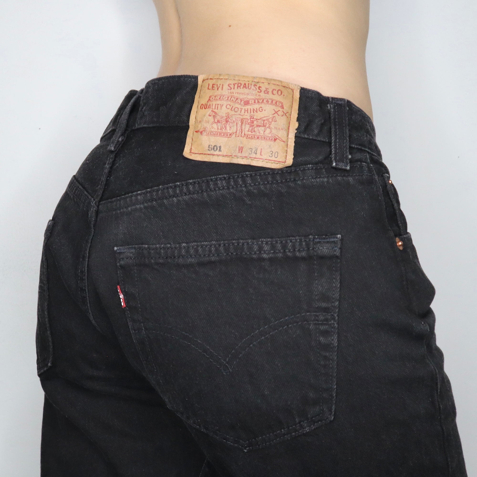 Black 501 Levi's Jeans 