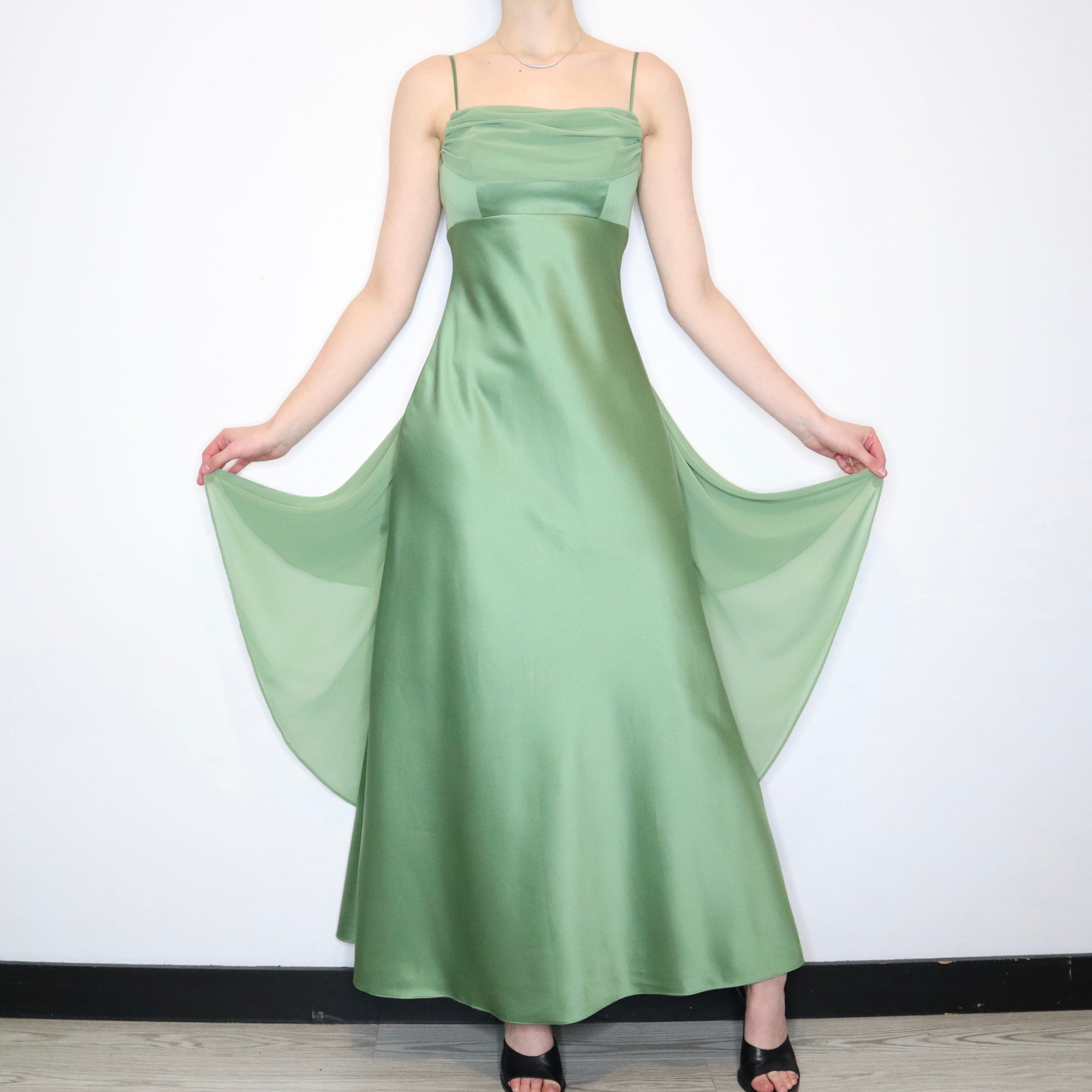 matcha green prom dress Sage Green Off The Shoulder Lace Up Back Ball Gown Quinceanera Dress, Sage Green / 12
