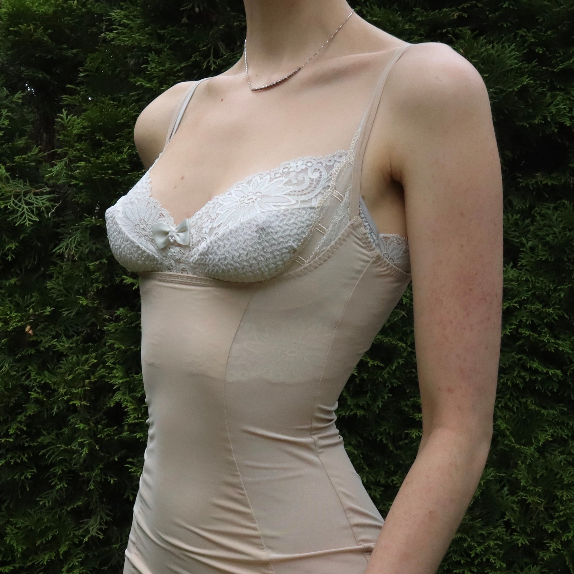 Beige Shapewear Dress (XS-S) - Imber Vintage Beige Shapewear Dress (XS-S) - Imber Vintage