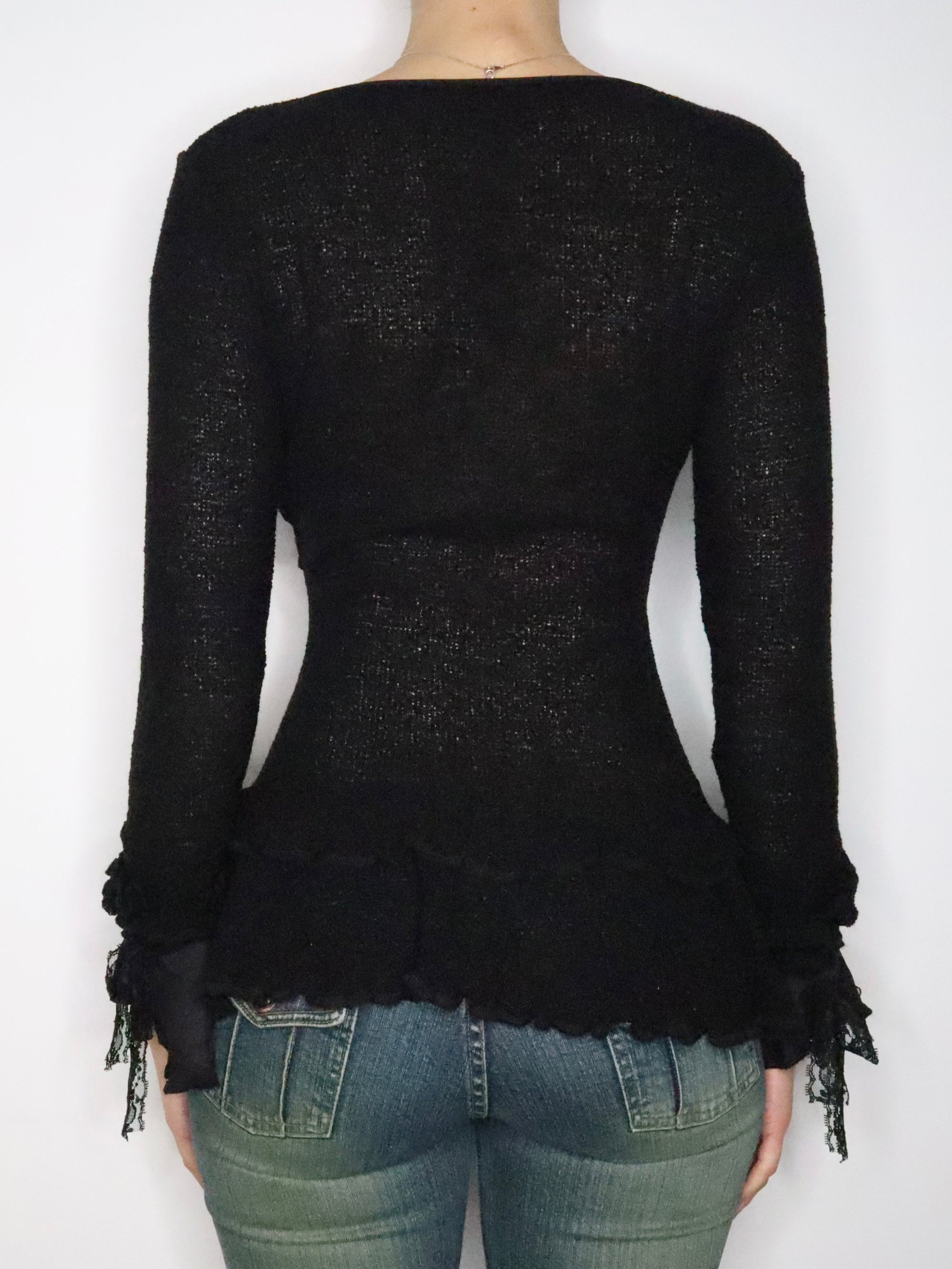 French Black Fairy Cardigan (Medium) 