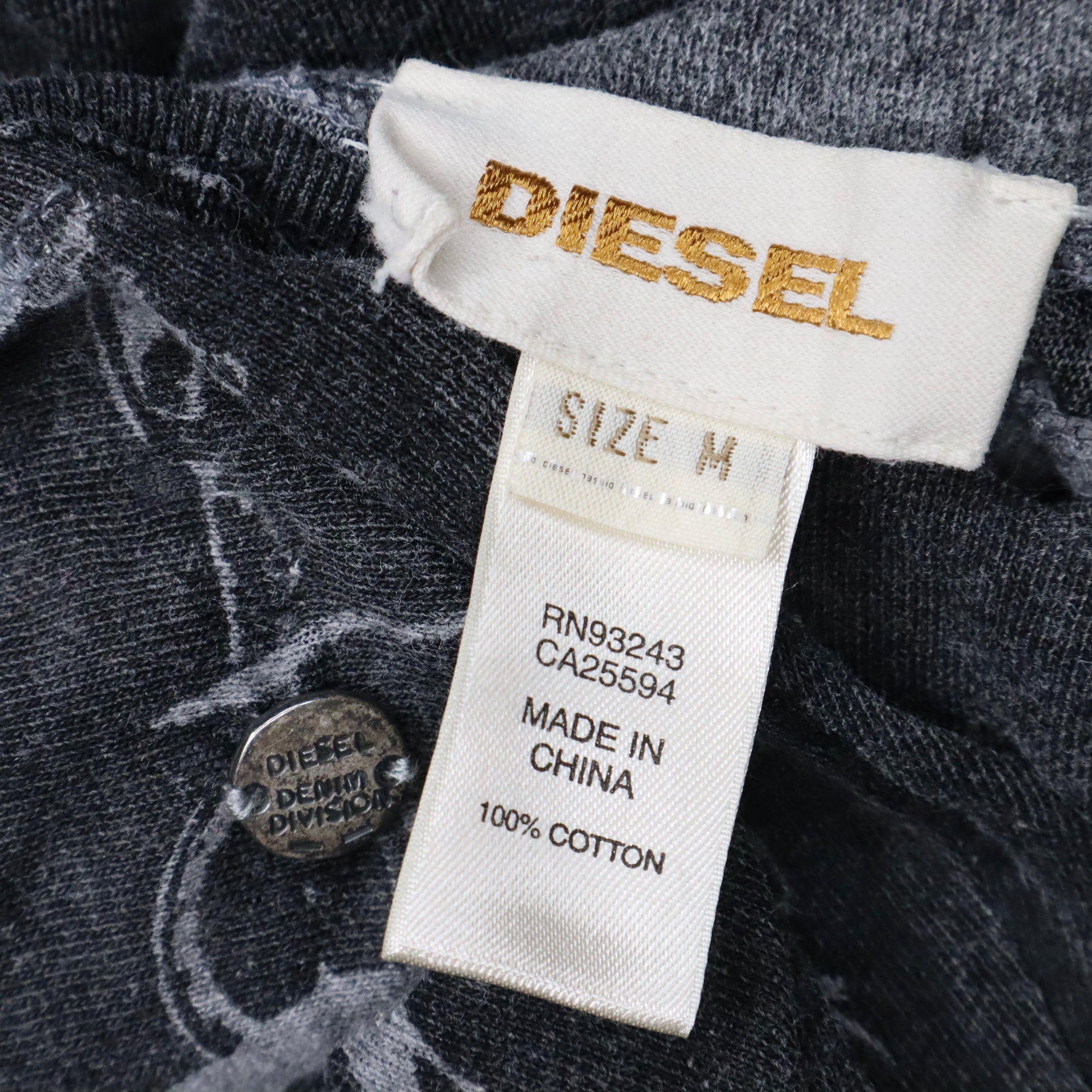 Diesel Grunge Graphic Dress (Medium)