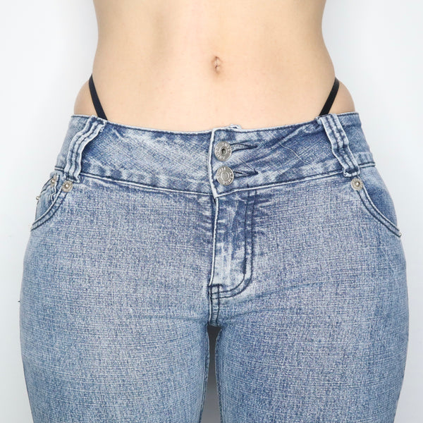 Vintage Early 2000s Low Rise Flare Jeans - Imber Vintage