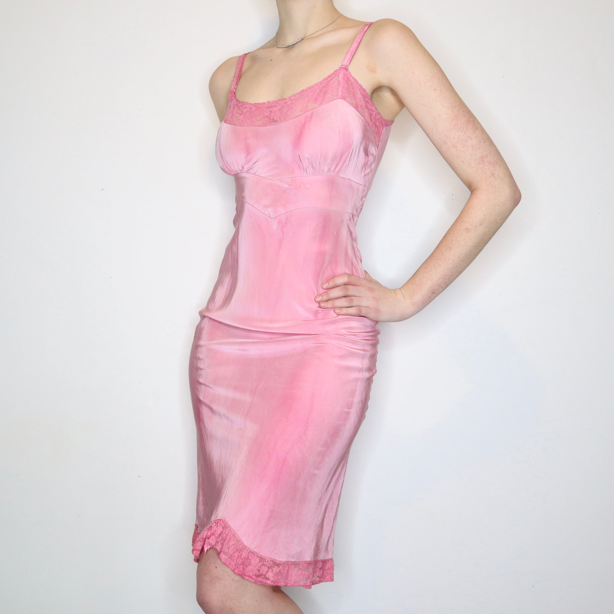 Pink Slip Dress 