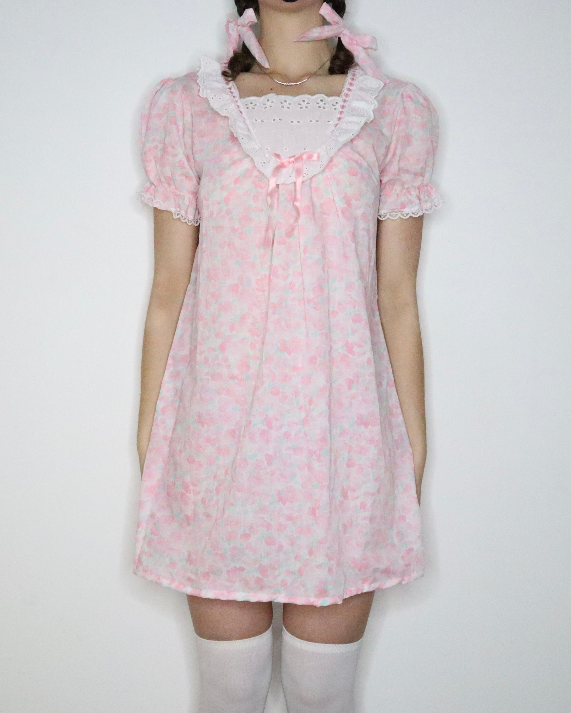 Pink Babydoll Nightgown (M-L)