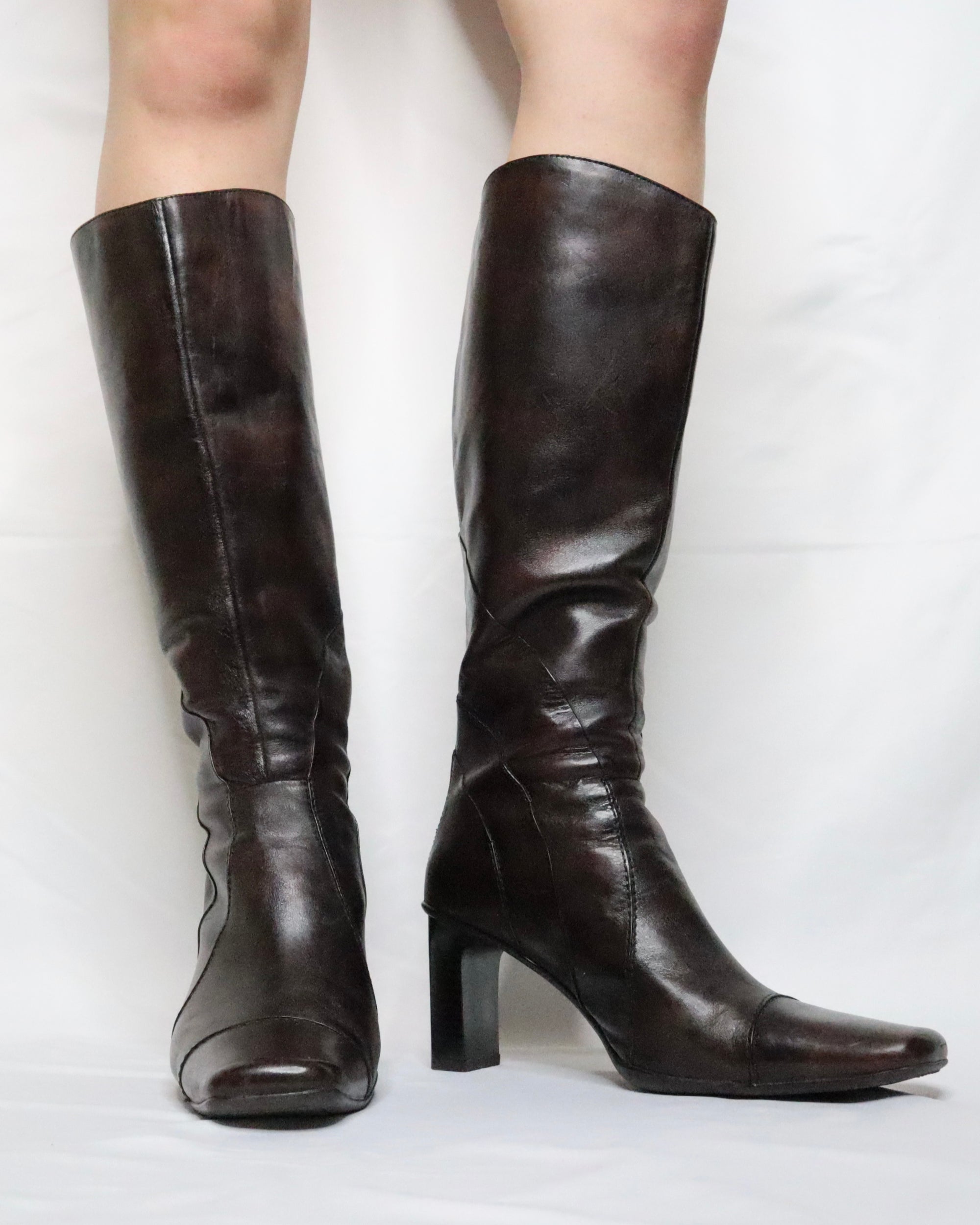 Brown Knee High Boots (8-8.5 US/40 EU)