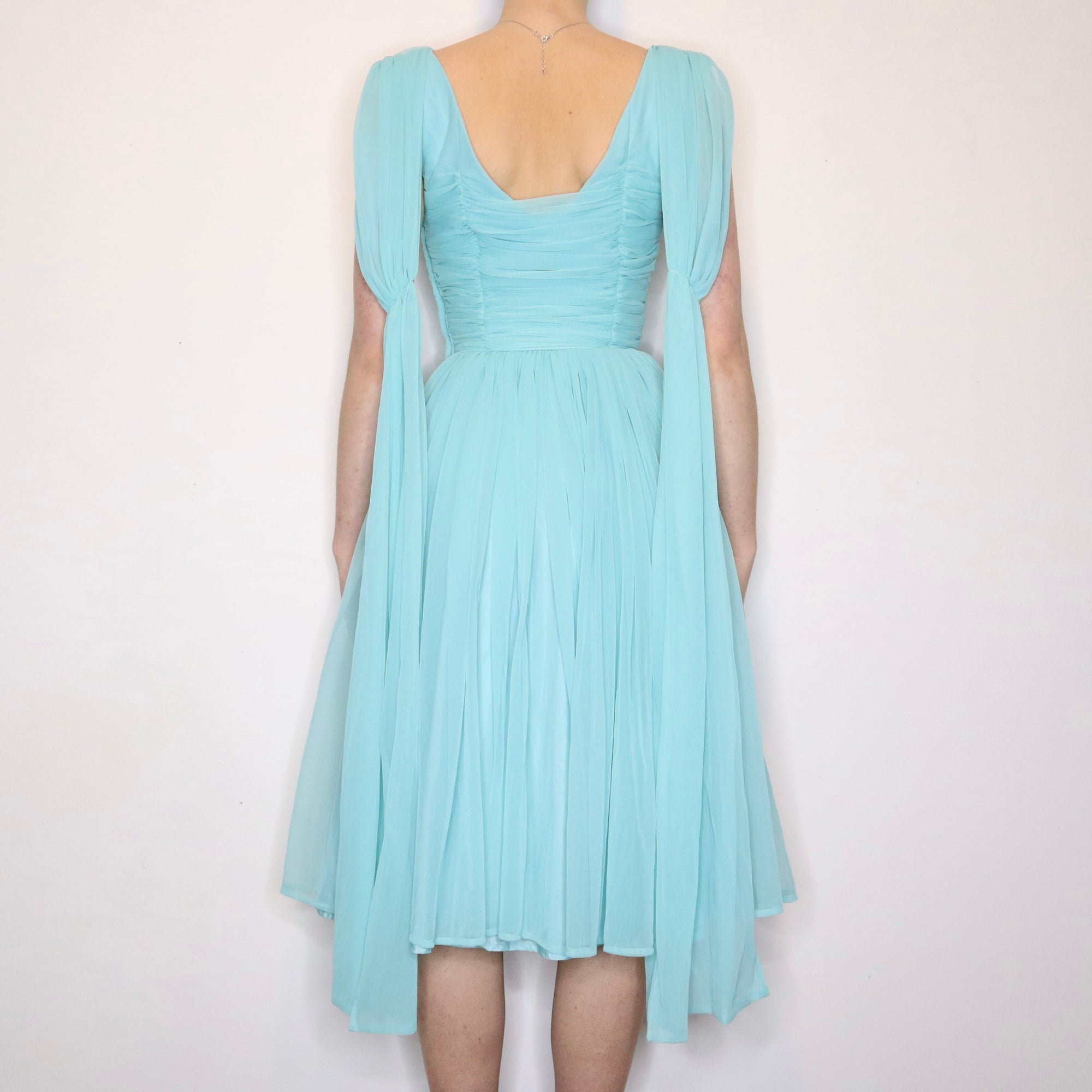 Robin Egg Blue Prom Dress - Imber Vintage Robin Egg Blue Prom Dress - Imber Vintage