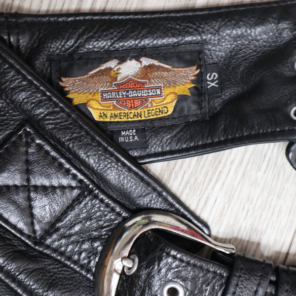 Harley Davidson Leather Chaps - Imber Vintage
