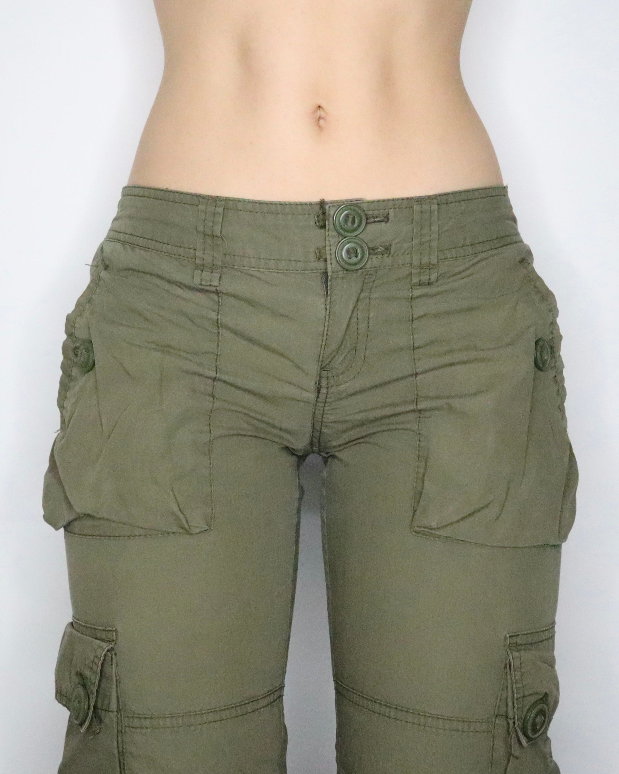 Green Cargo Pants (Small) 