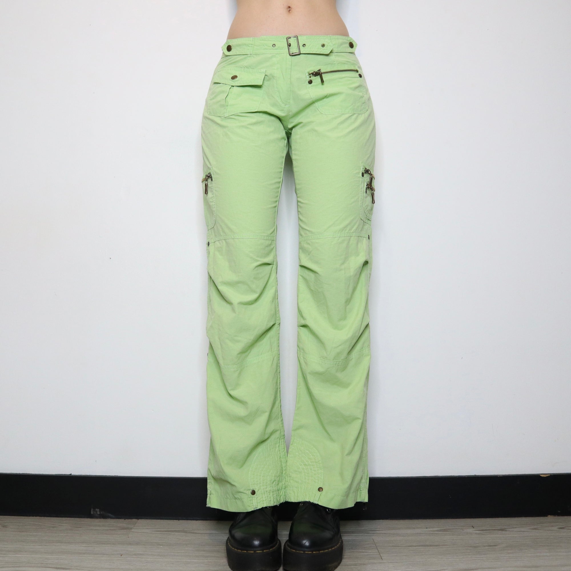 Lime Green Cargo Pants 
