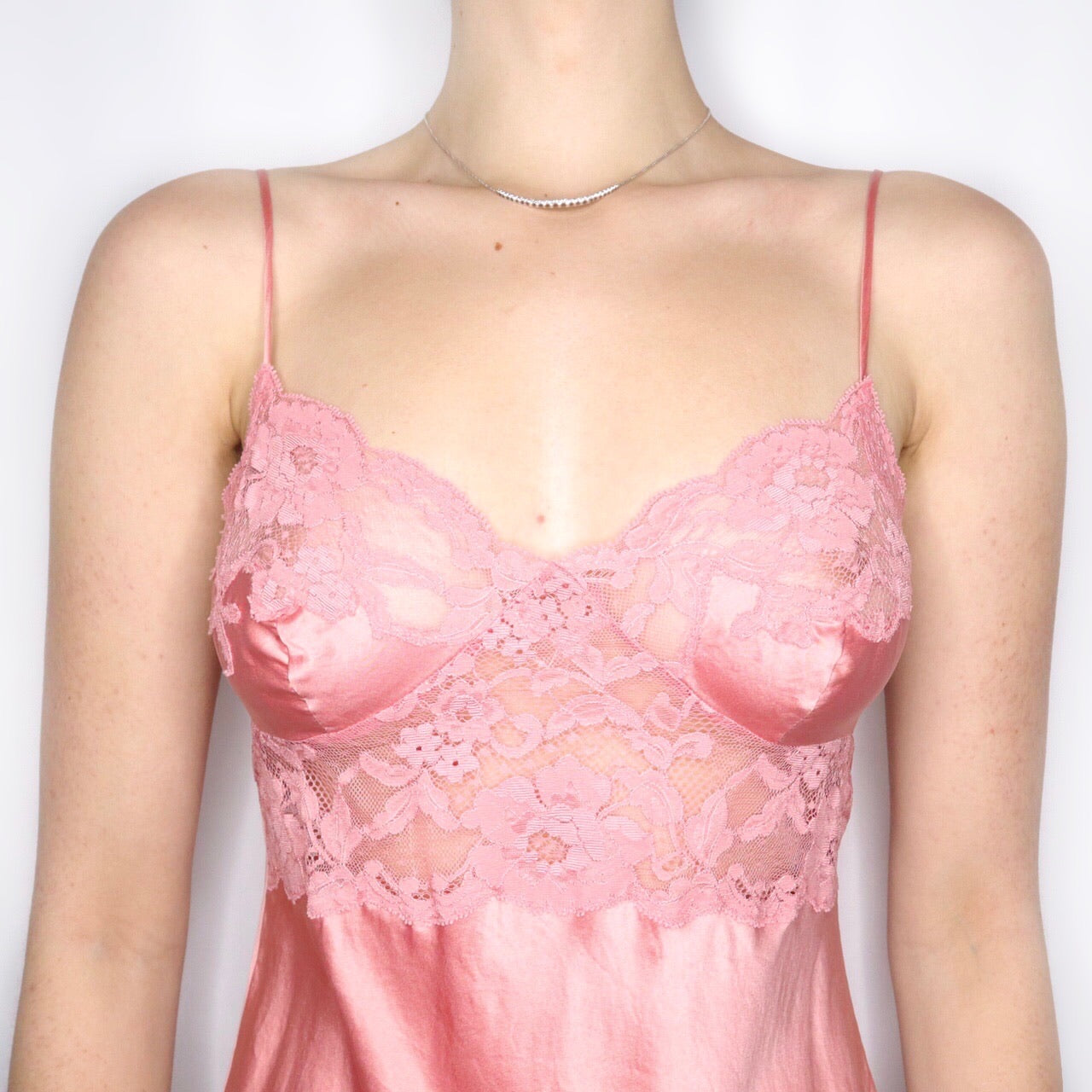 Amber Black Lace Illusion Camisole Accessory (32-42) - Pink Ribbon