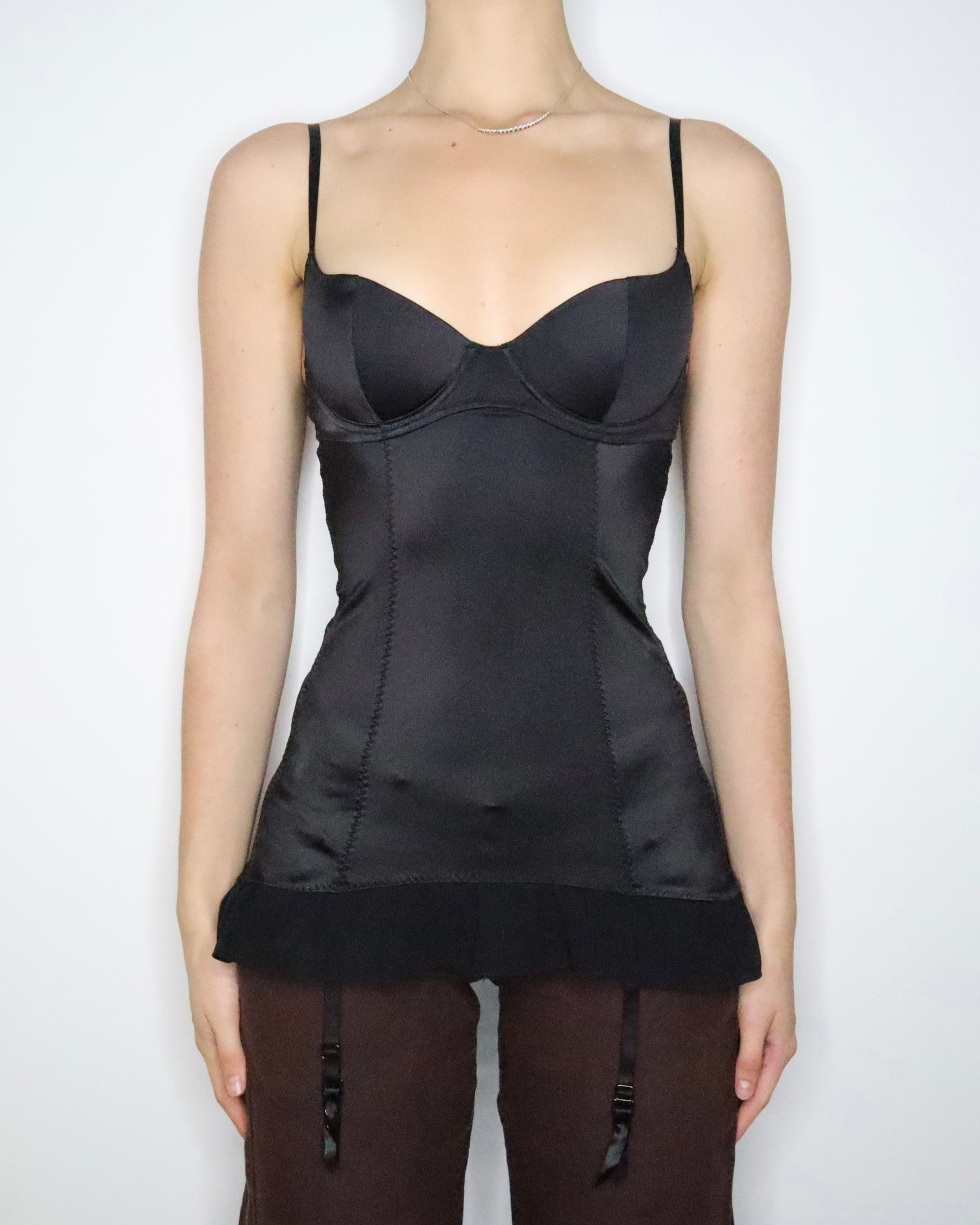 Black Bustier Top (Small) 