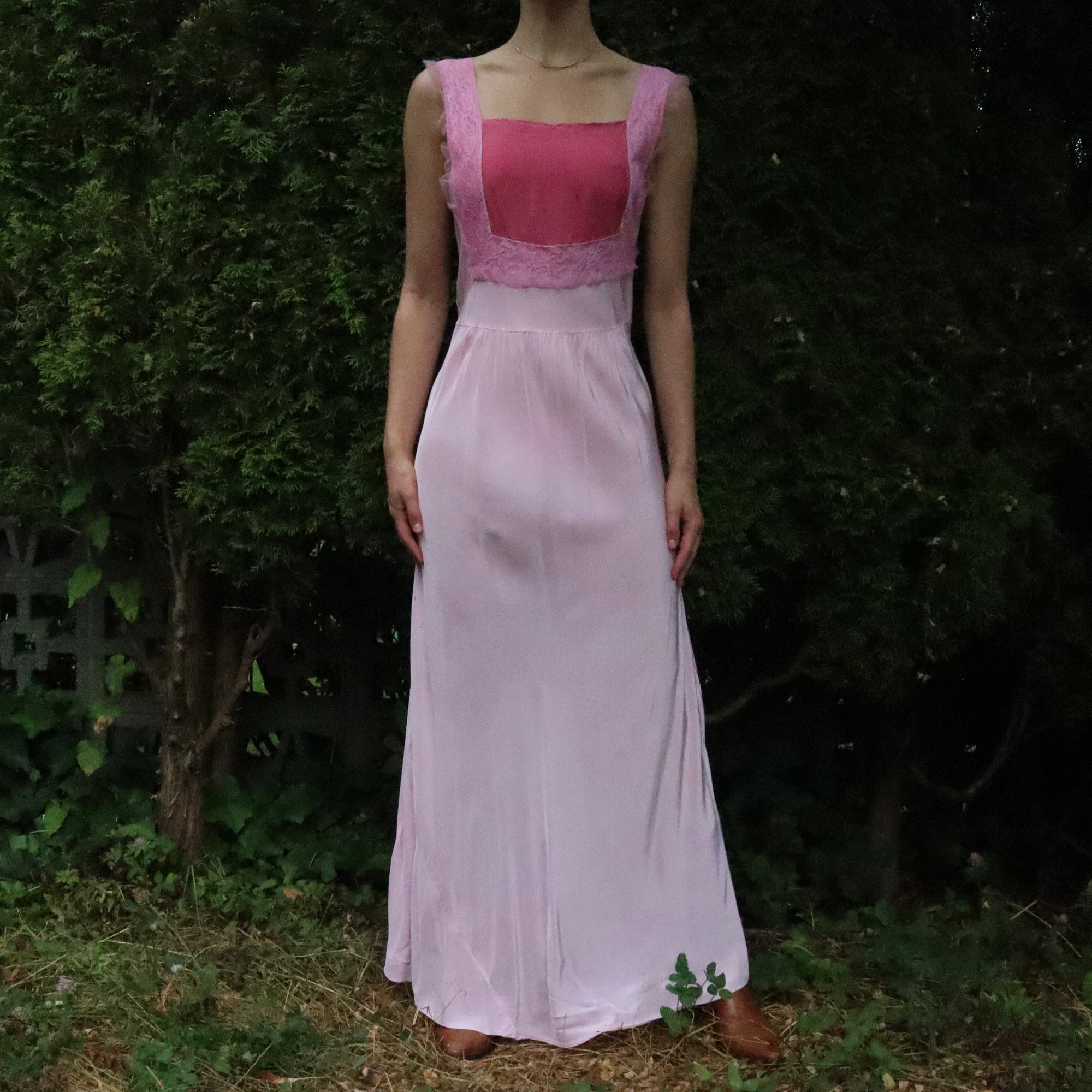 Antique Light Pink Nightgown (M-L)