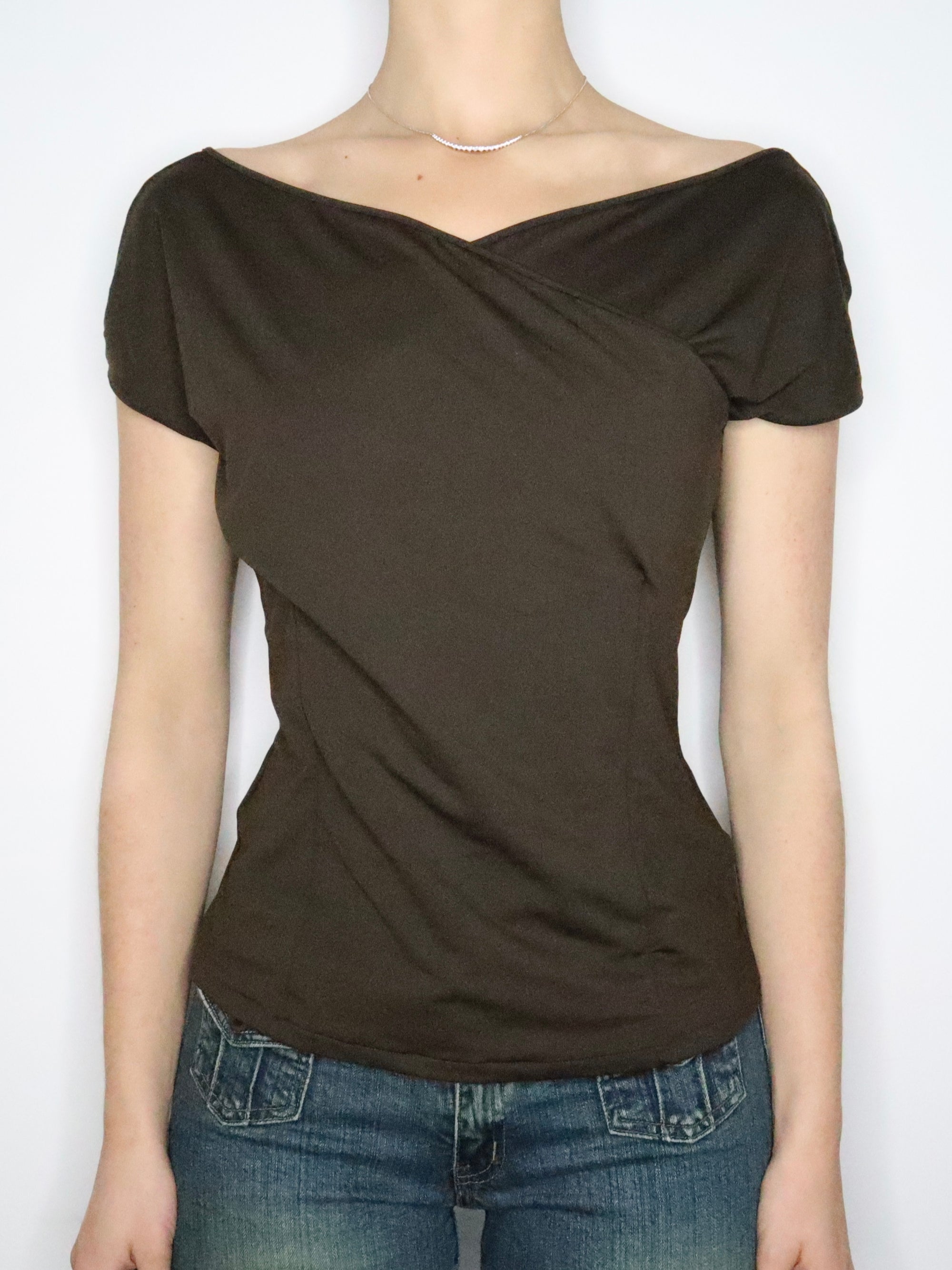 Gianfranco Ferre Brown Blouse (Large) 