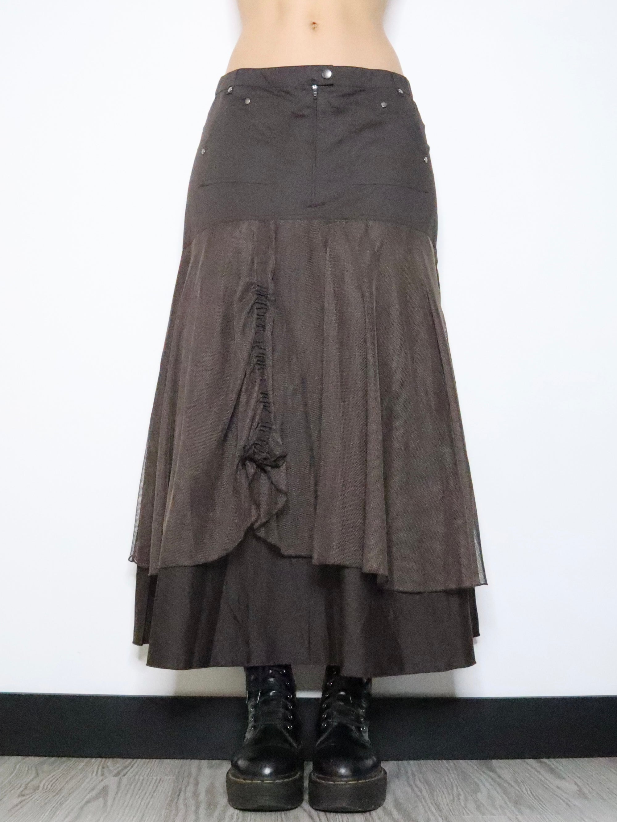 French Deconstructed Maxi Skirt (Medium) 