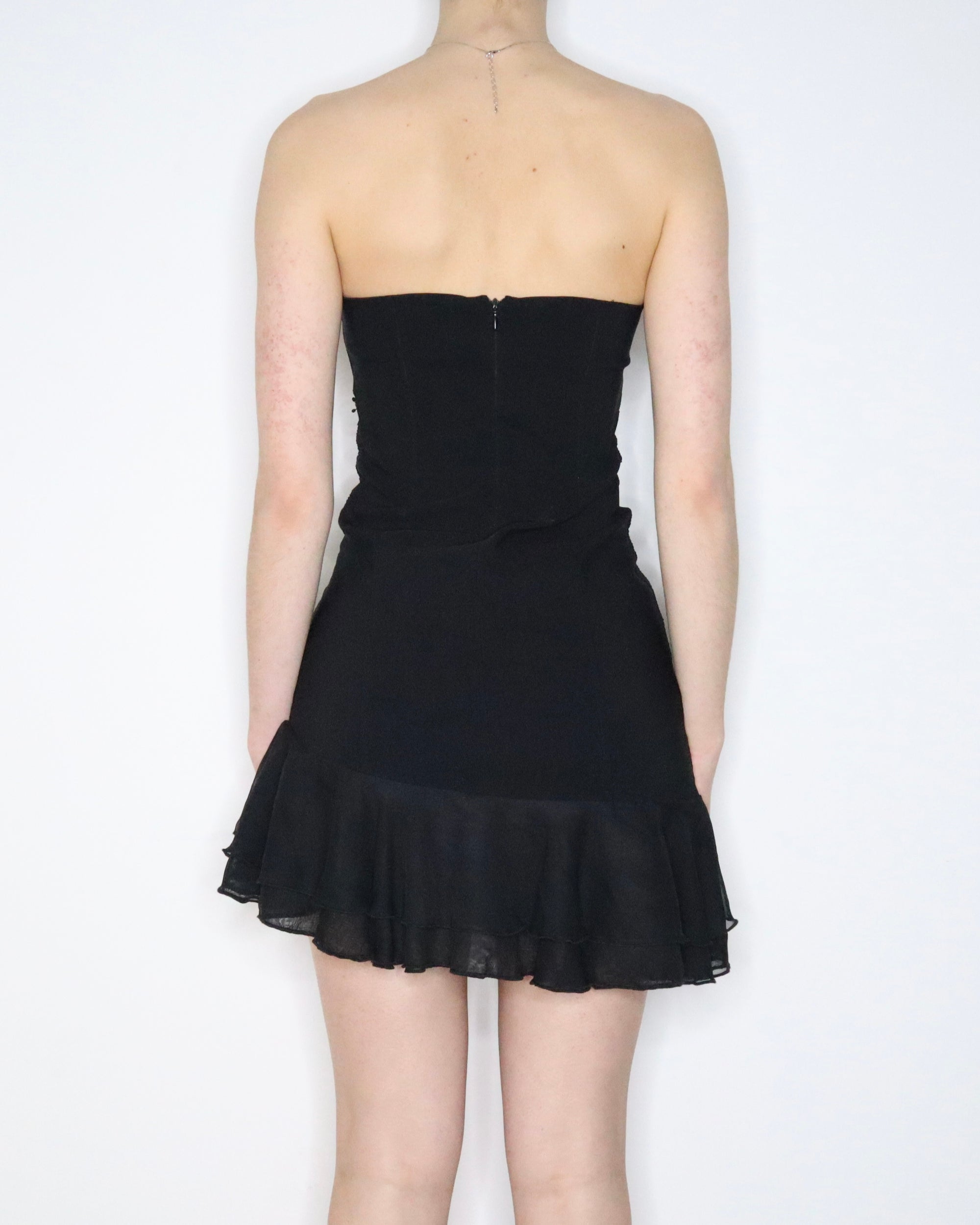 Morgan De Toi Black Mini Dress (S-M) 