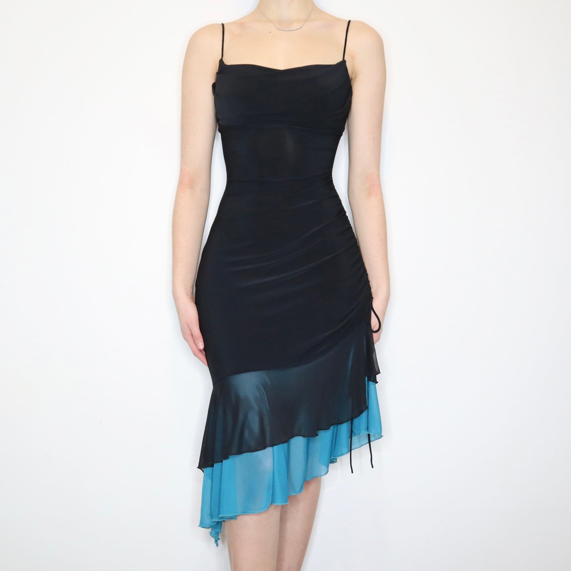 Asymmetrical Black Dress