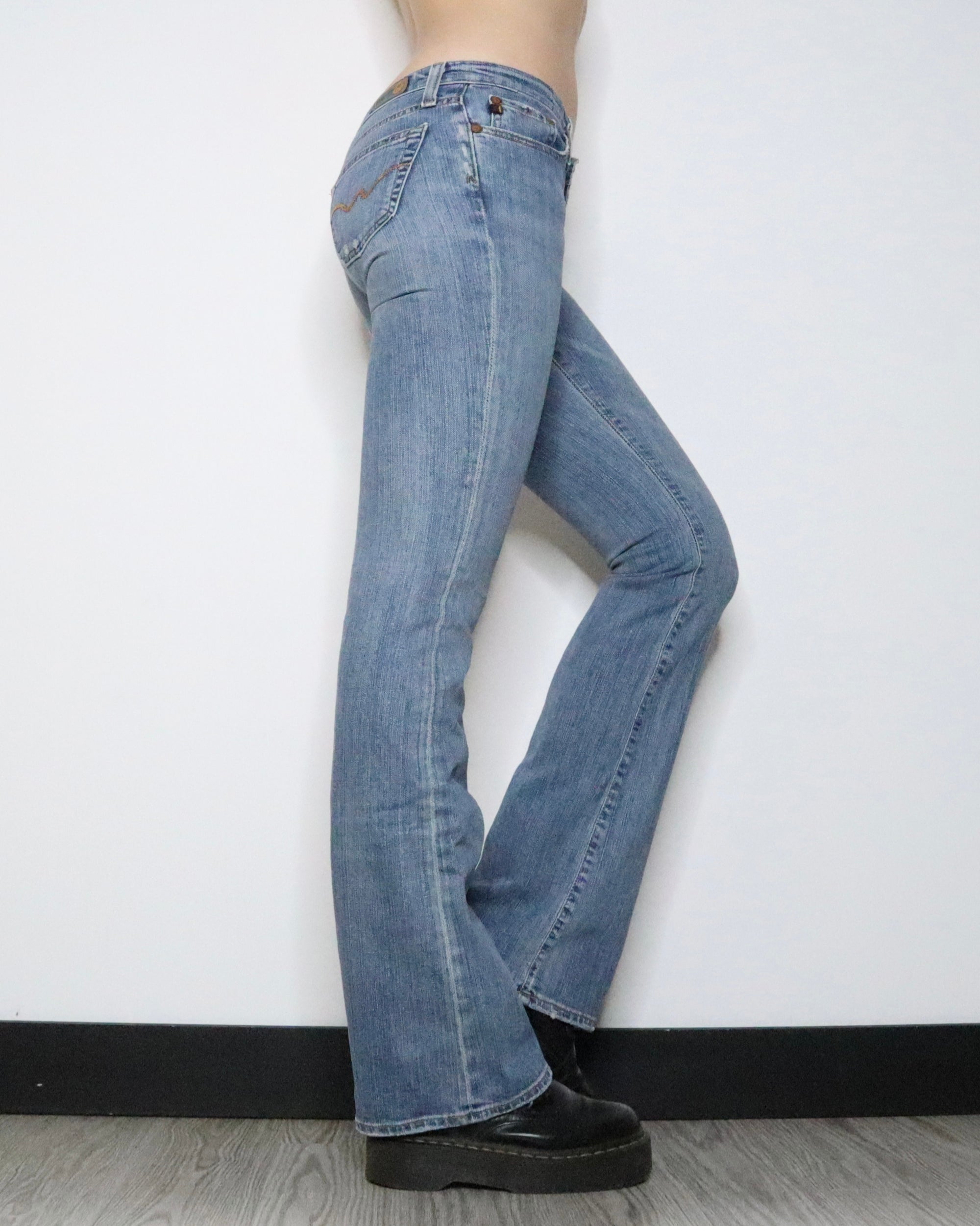 Low Rise Flare Jeans (Small) 