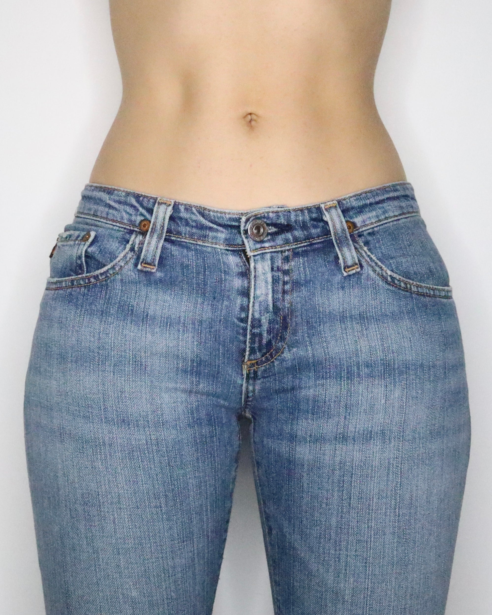 Low Rise Flare Jeans (Small) 