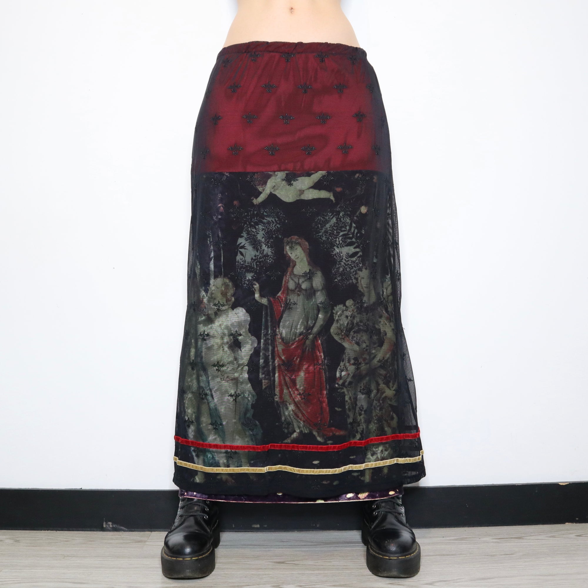 Renaissance Painting Maxi Skirt 