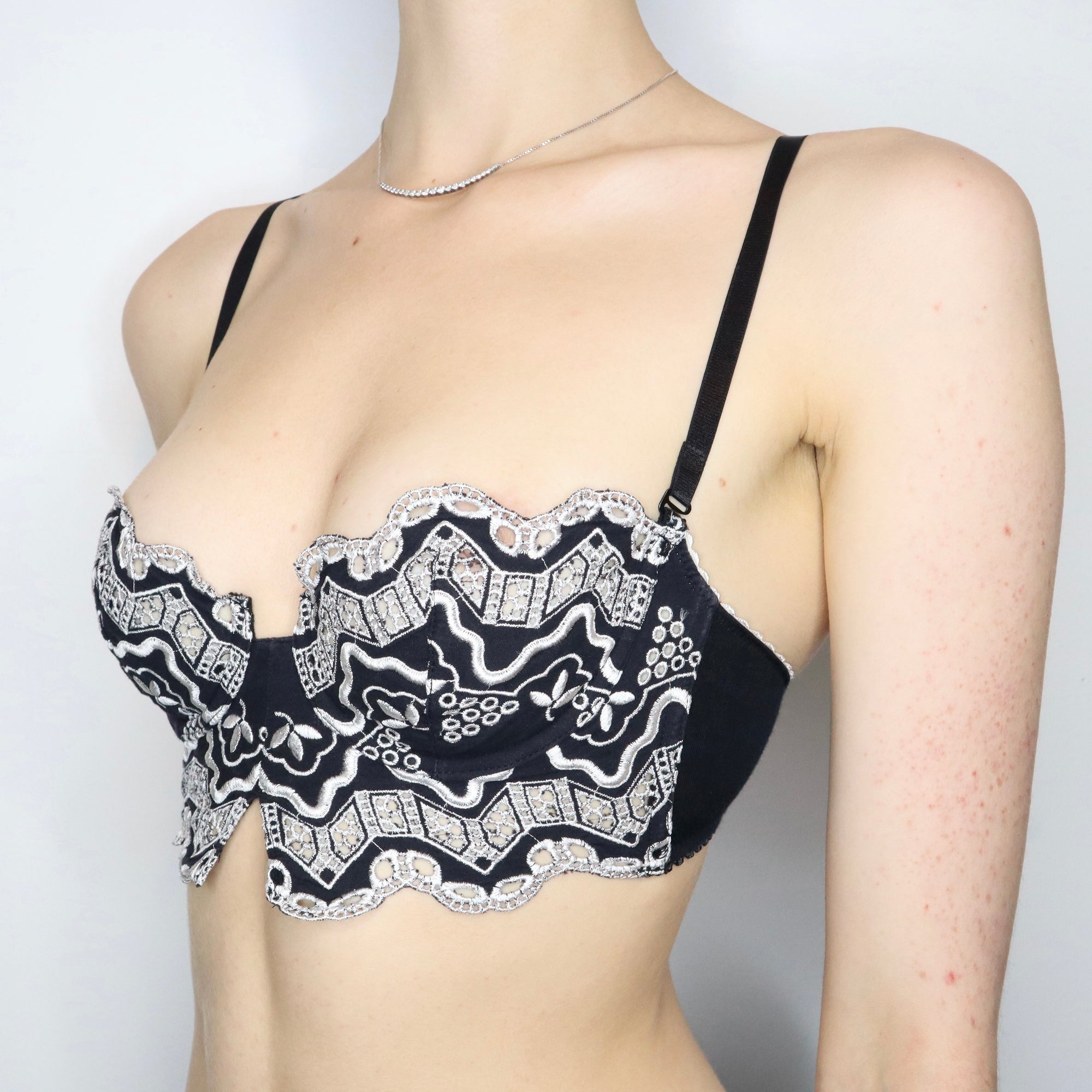 French Embroidered Bralette 