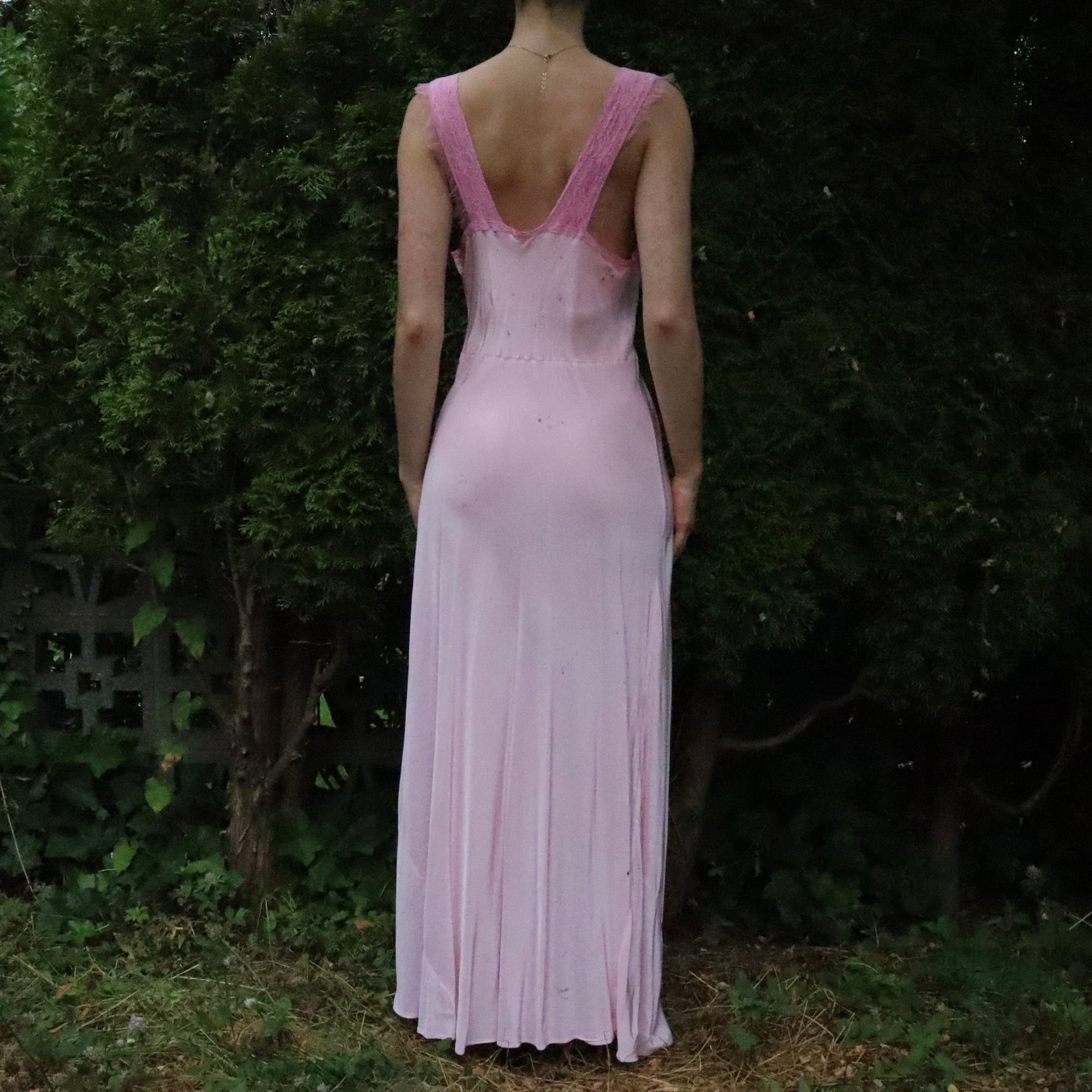 Antique Light Pink Nightgown (M-L)