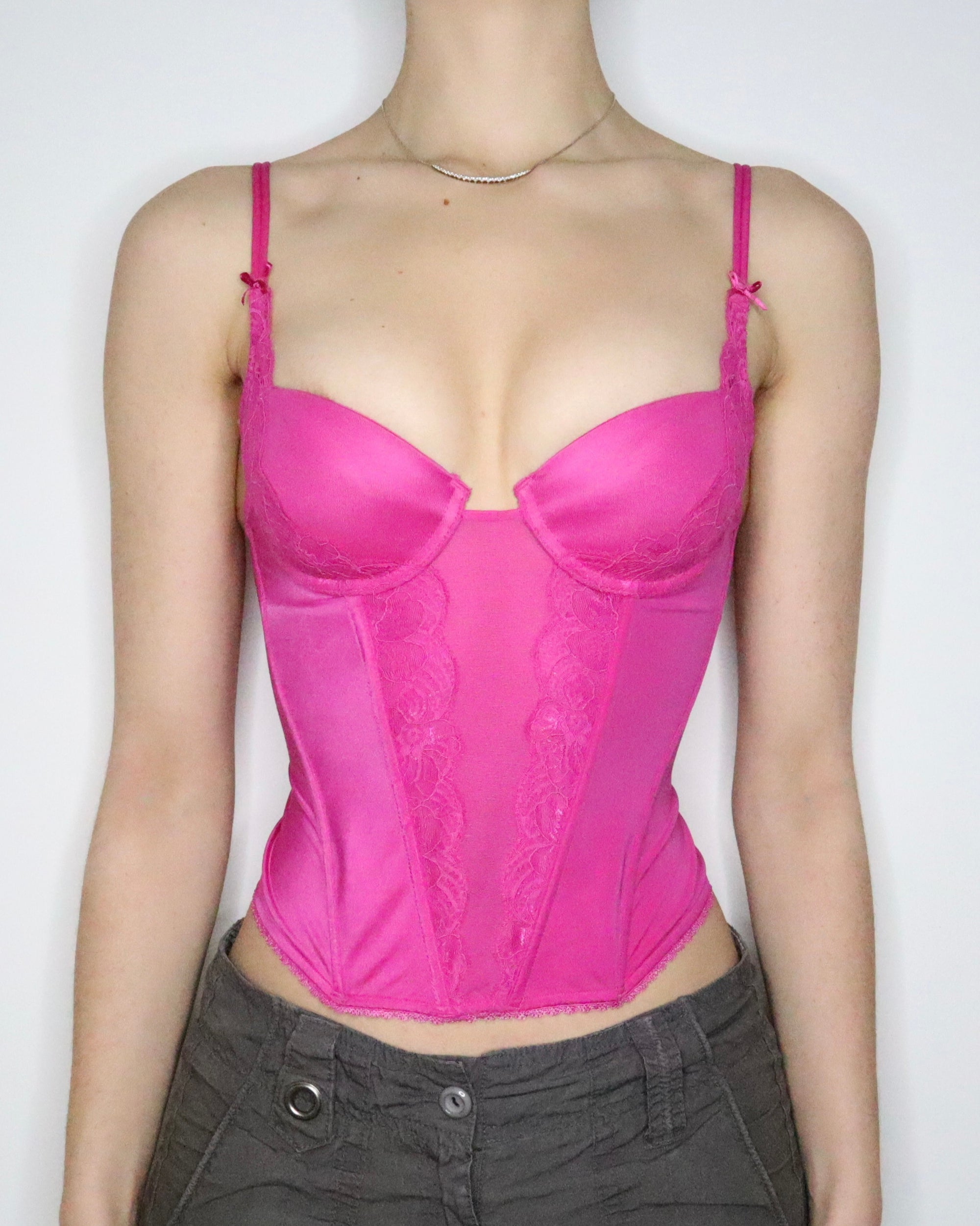 Hot Pink Bustier (Small)