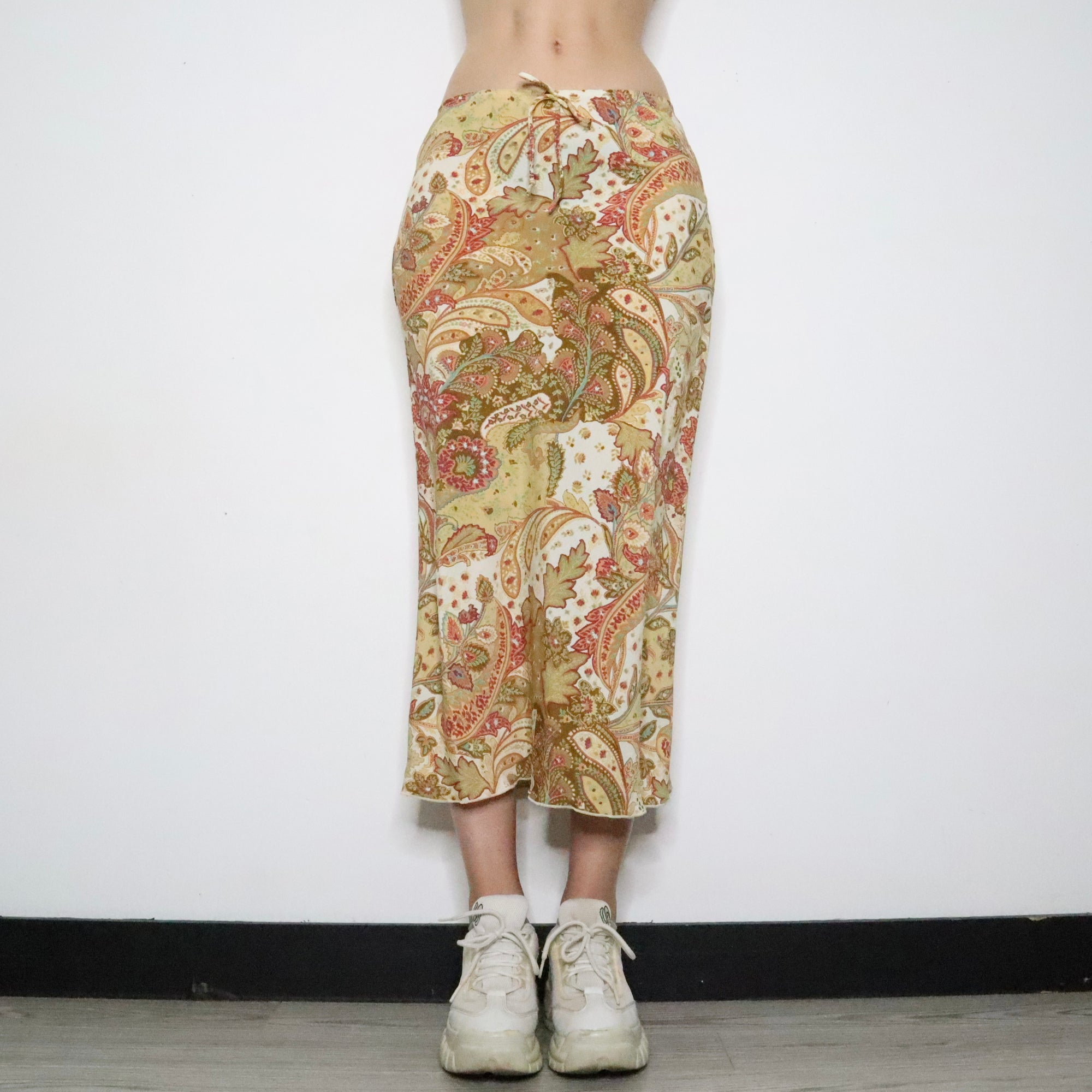 Autumn Paisley Maxi Skirt (S-M)