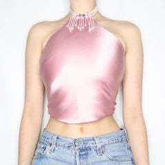 ★SCULPTOR★ Star Halter Top Plum Pink SC25S280PK Star Halter Top Plum Pink – Sculptor
