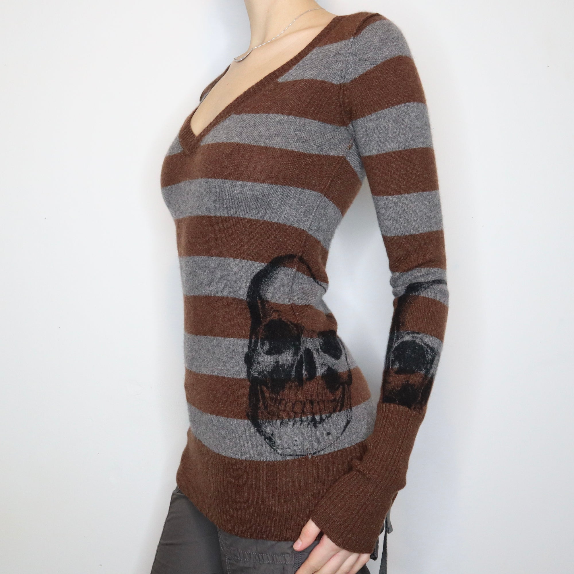 Striped Grunge Sweater 