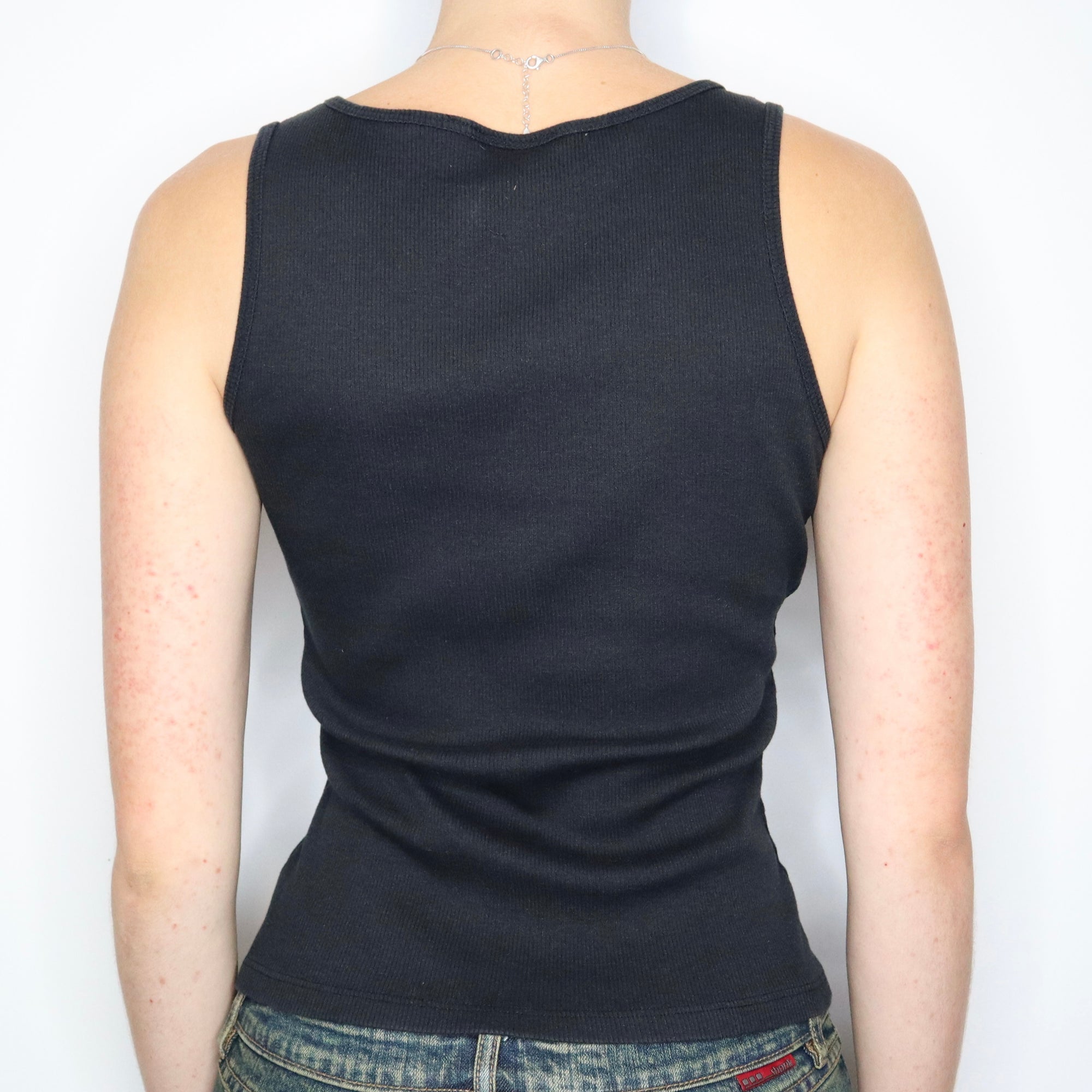 Vintage Early 2000s Sexy Black Tank Top - Imber Vintage