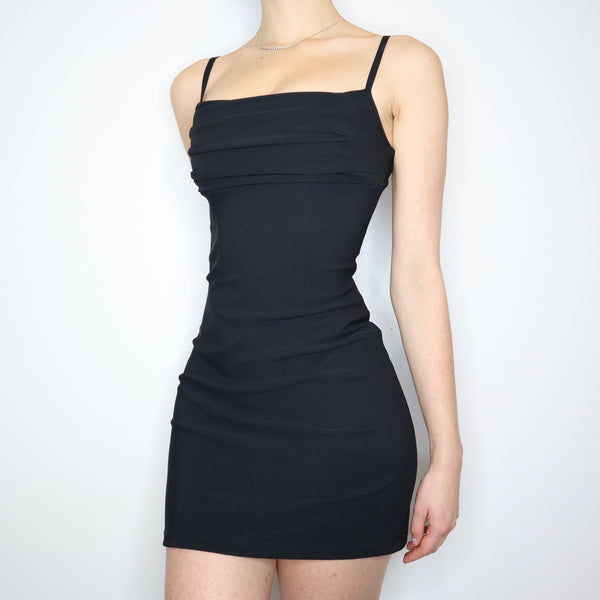 Vintage 90s Black Mini Dress
