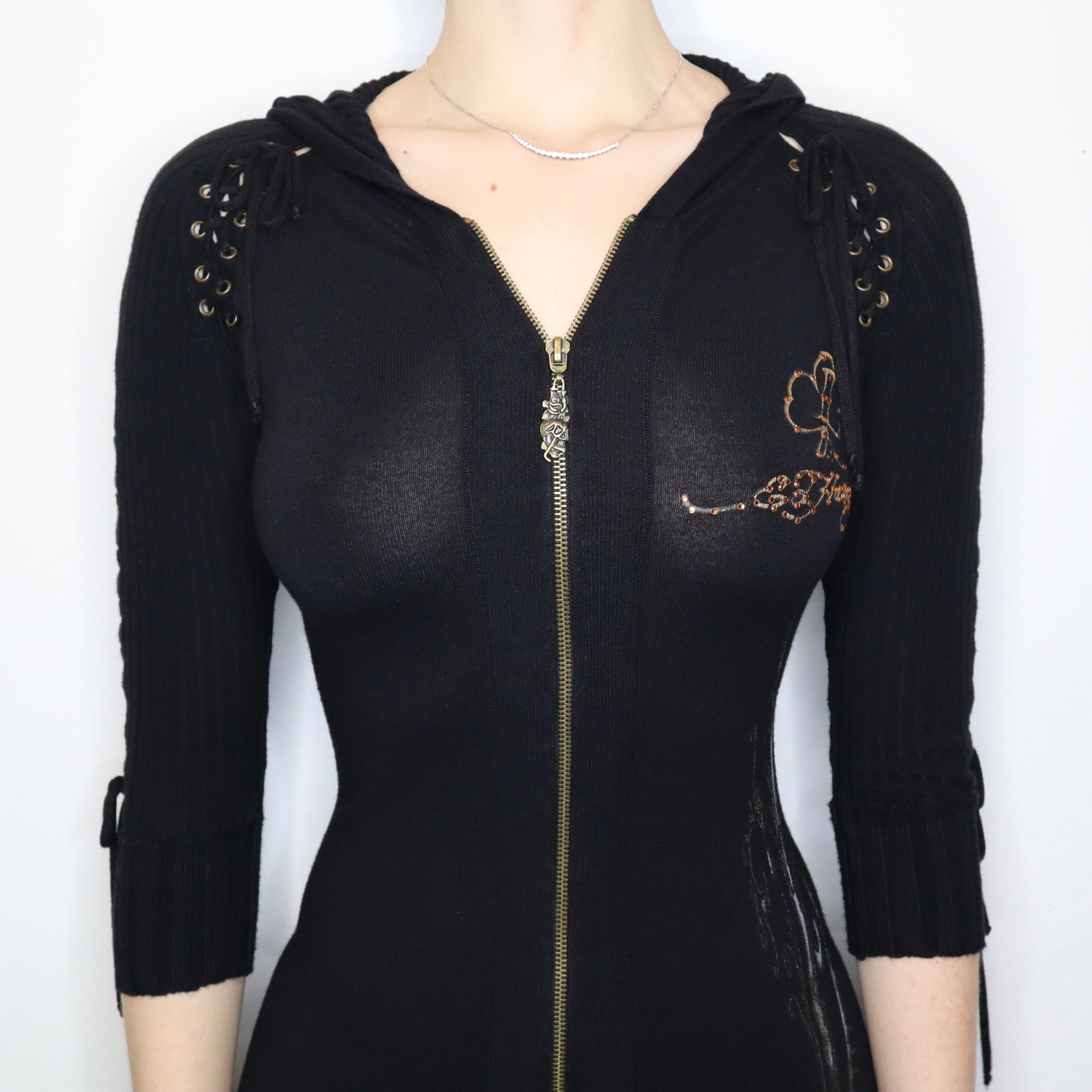 Ed Hardy Hoodie Dress - Imber Vintage Ed Hardy Hoodie Dress - Imber Vintage