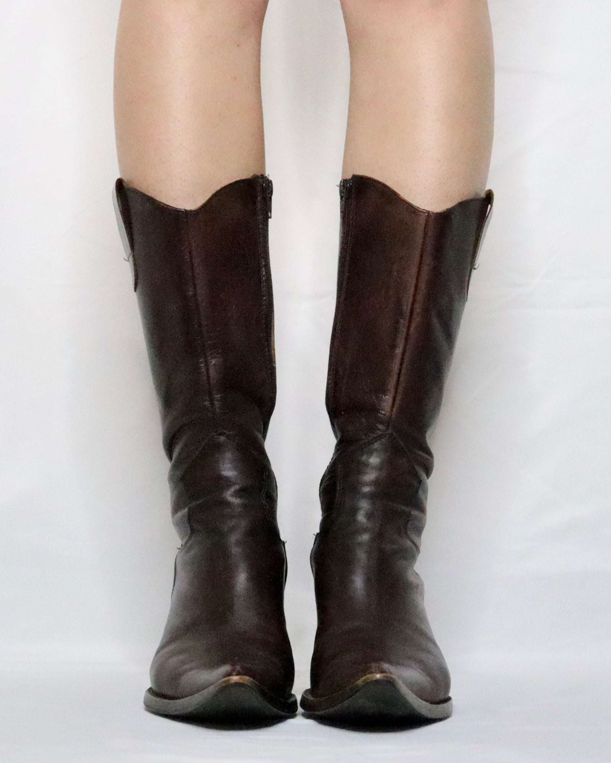 Italian Pointed Toe Boots (6-6.5 US) 
