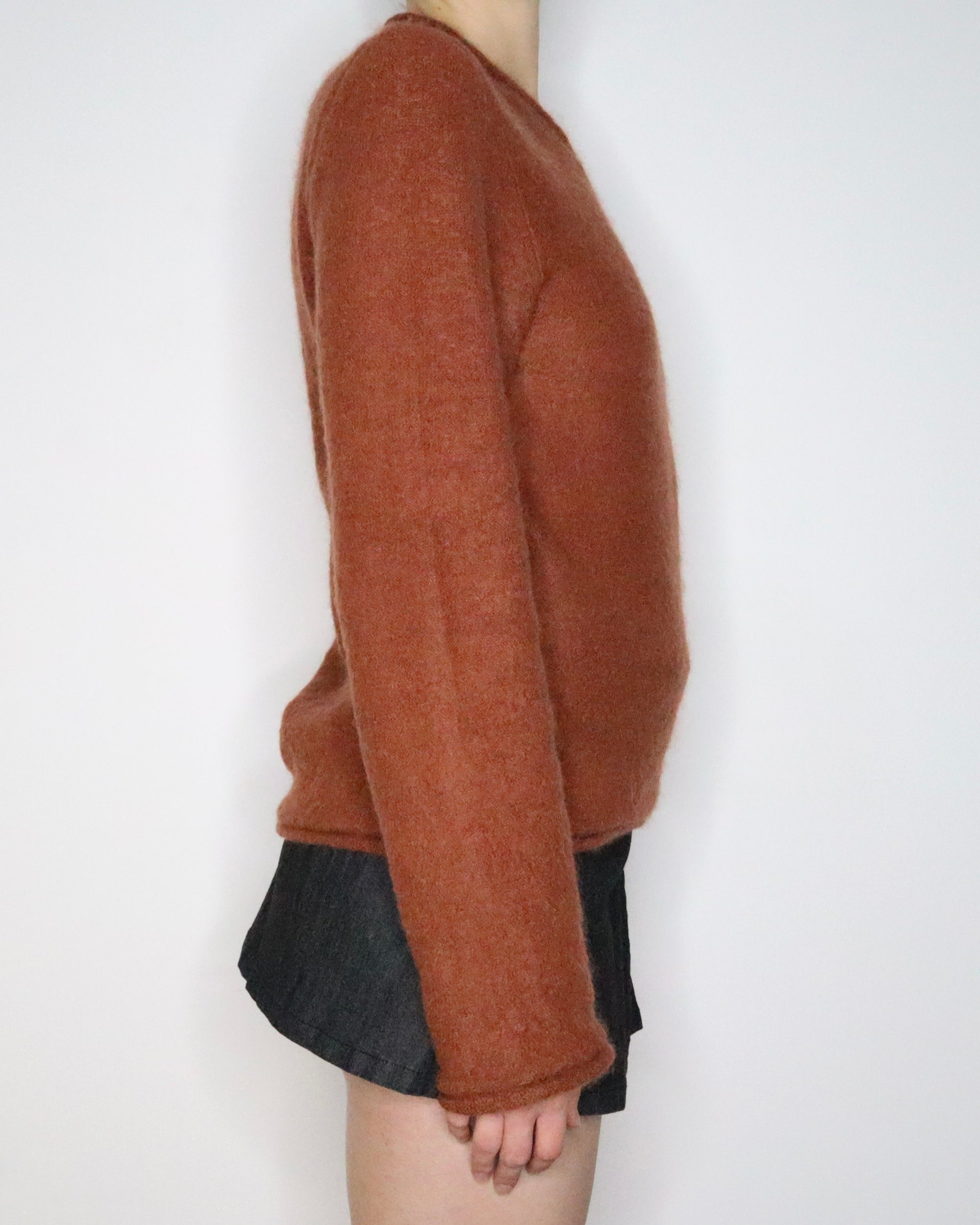 Cavalli Rust Mohair Sweater (L-XL) 