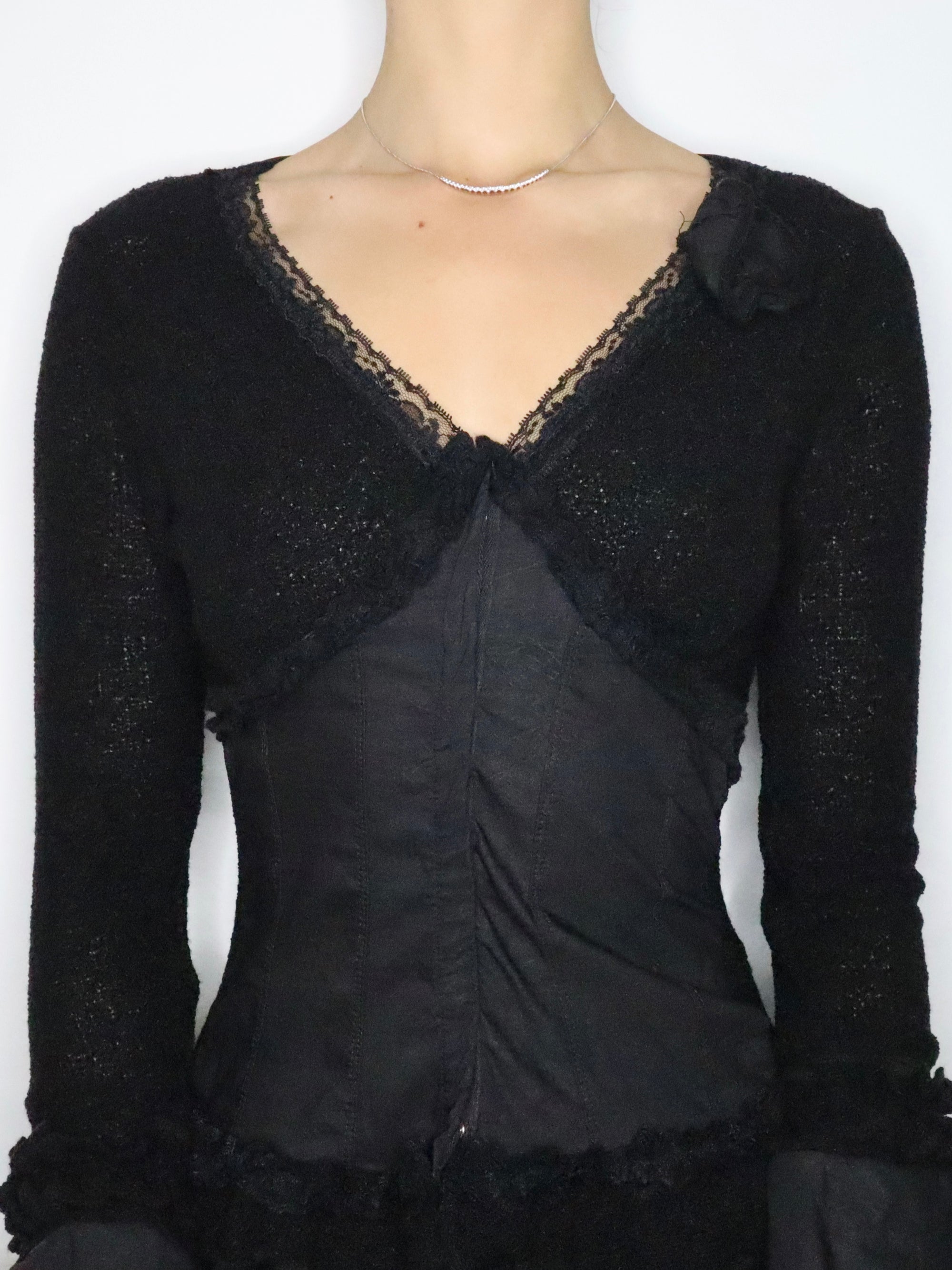 French Black Fairy Cardigan (Medium) 