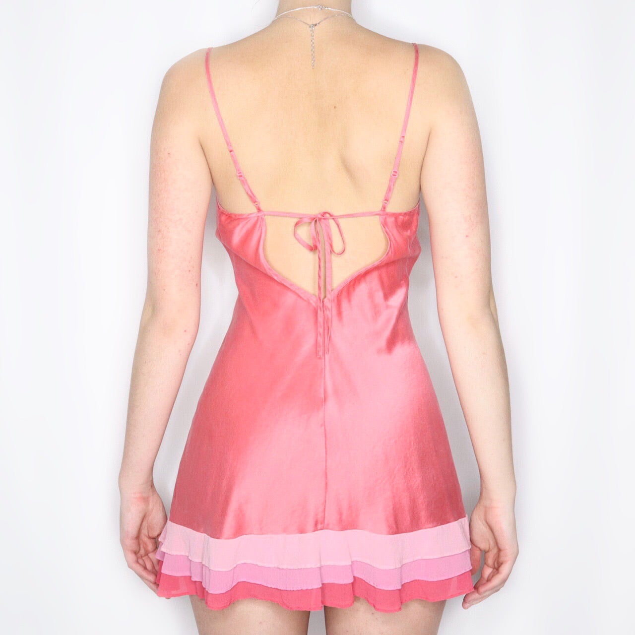 Early 2000s Victoria's Secret Coral Pink Silk Slip Dress - Imber Vintage Early 2000s Victoria's Secret Coral Pink Silk Slip Dress - Imber Vintage