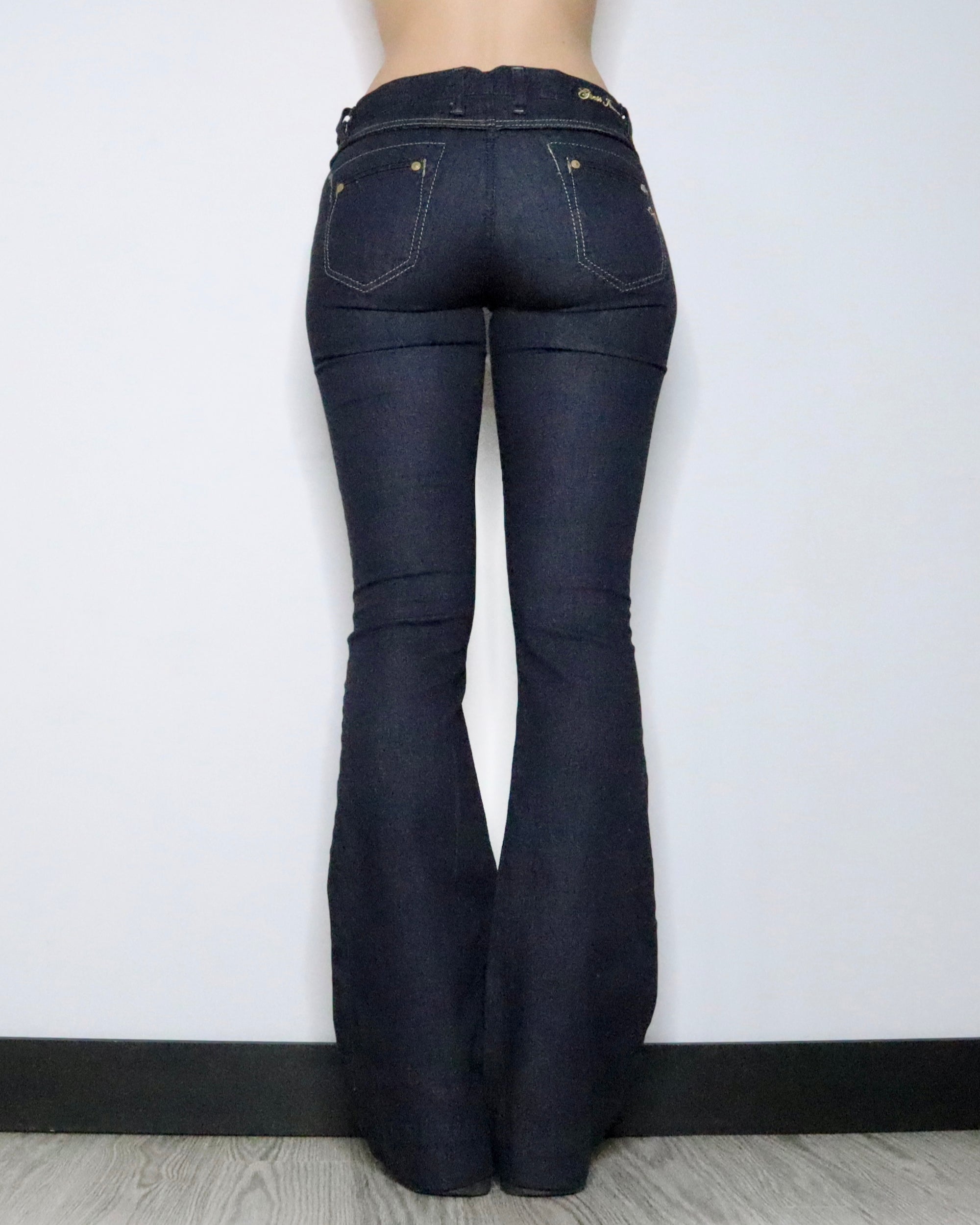 Guess Dark Wash Flare Jeans (S-M) 