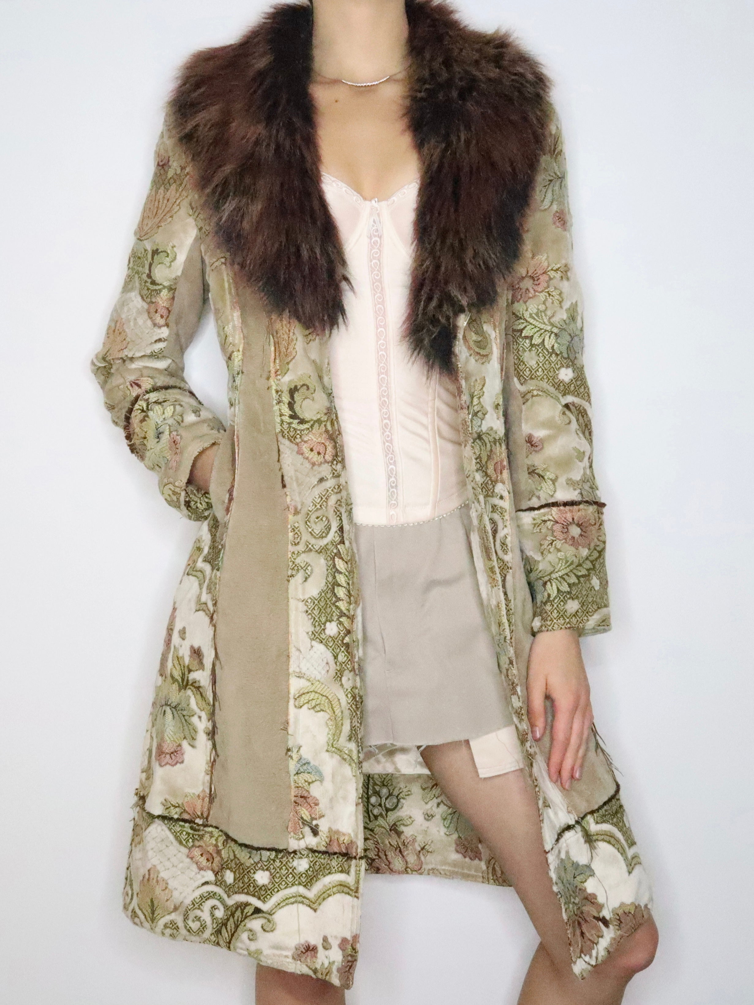 Jackets & Coats, Tapestry Puffer Jacket