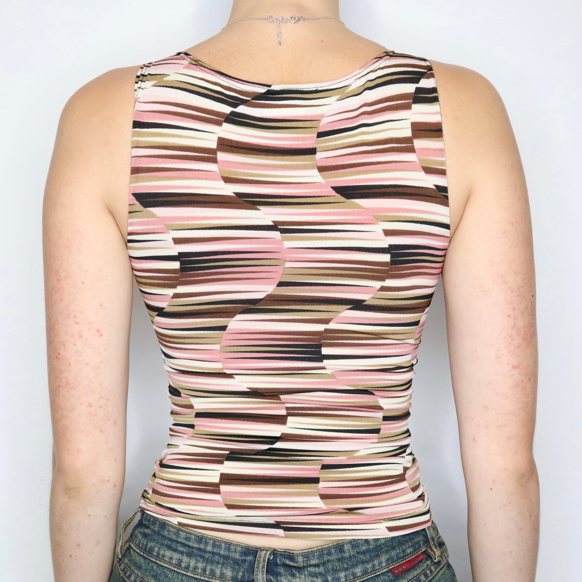 Vintage Early 2000s Abstract Print Tank Top