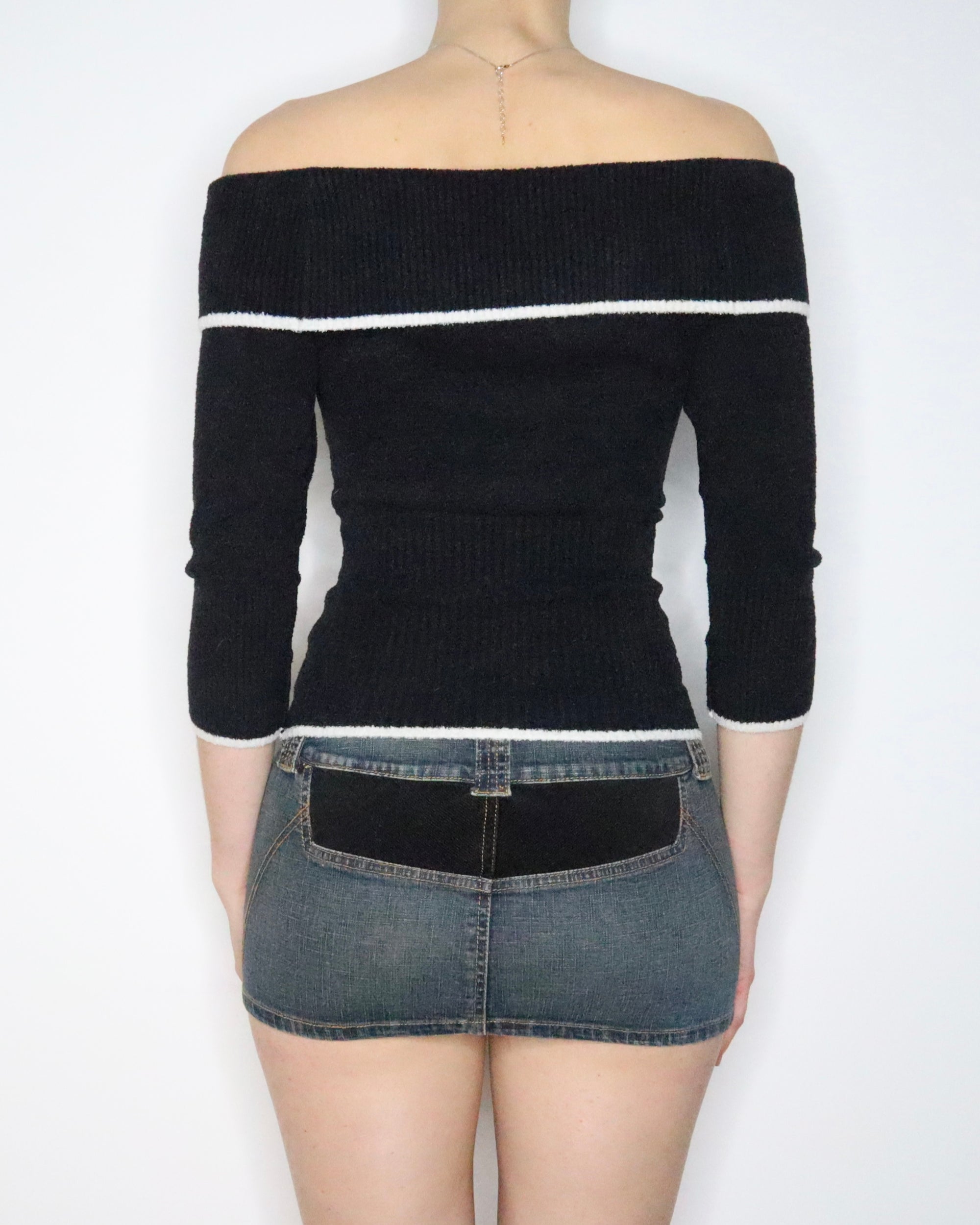 Bebe Off The Shoulder Sweater (XS-S) 