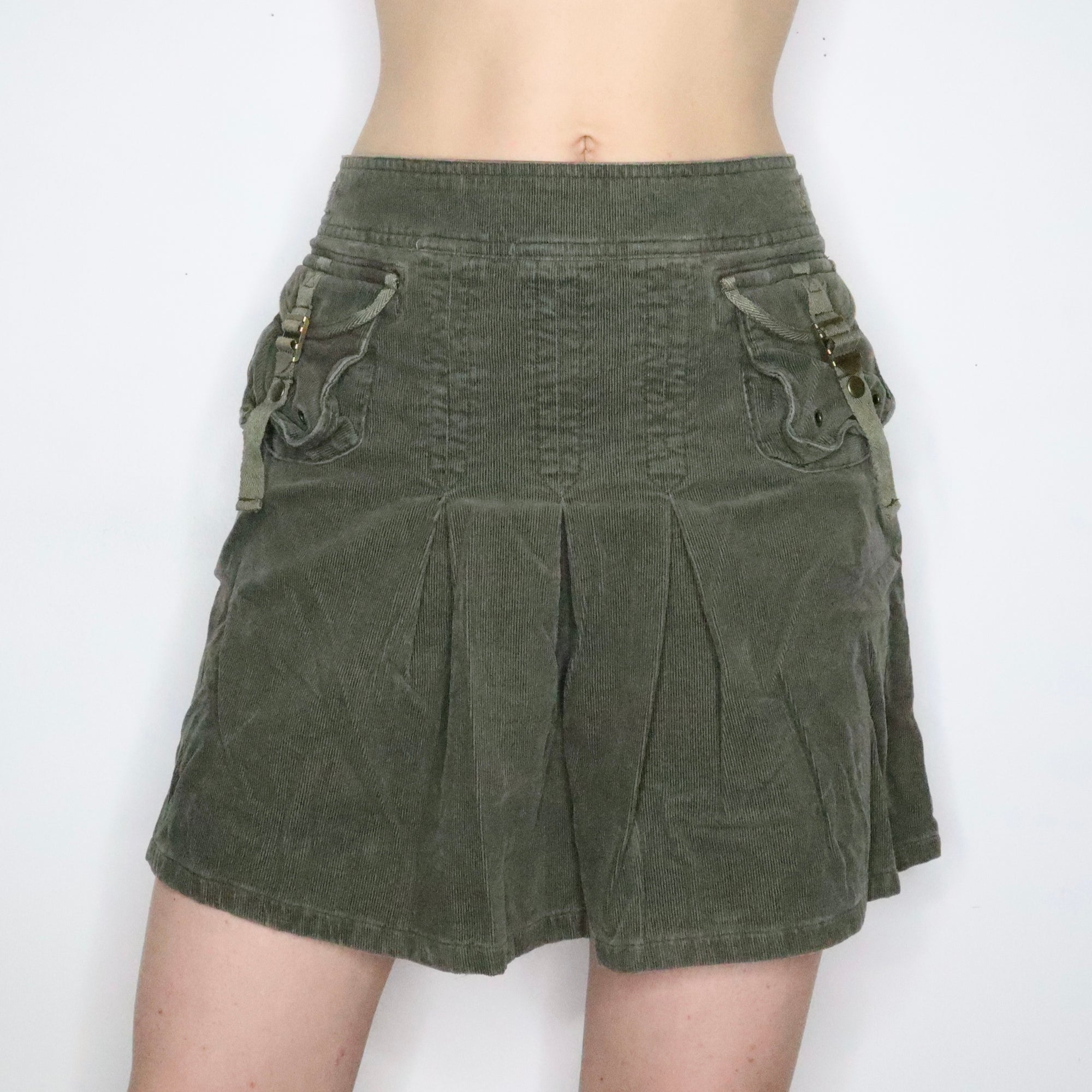 Green Cargo Skirt (L-XL)