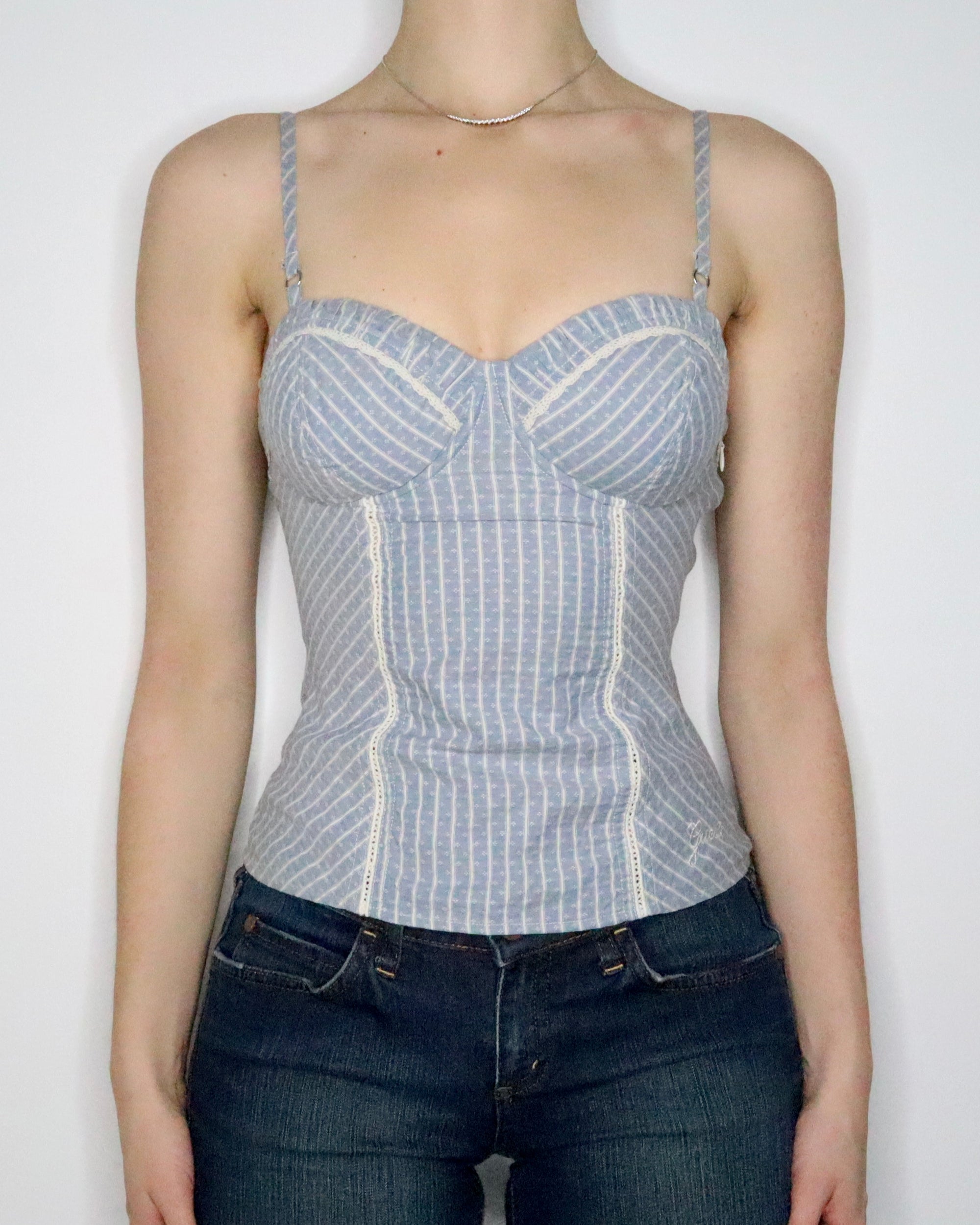 Guess Baby Blue Bustier (XS/32C)