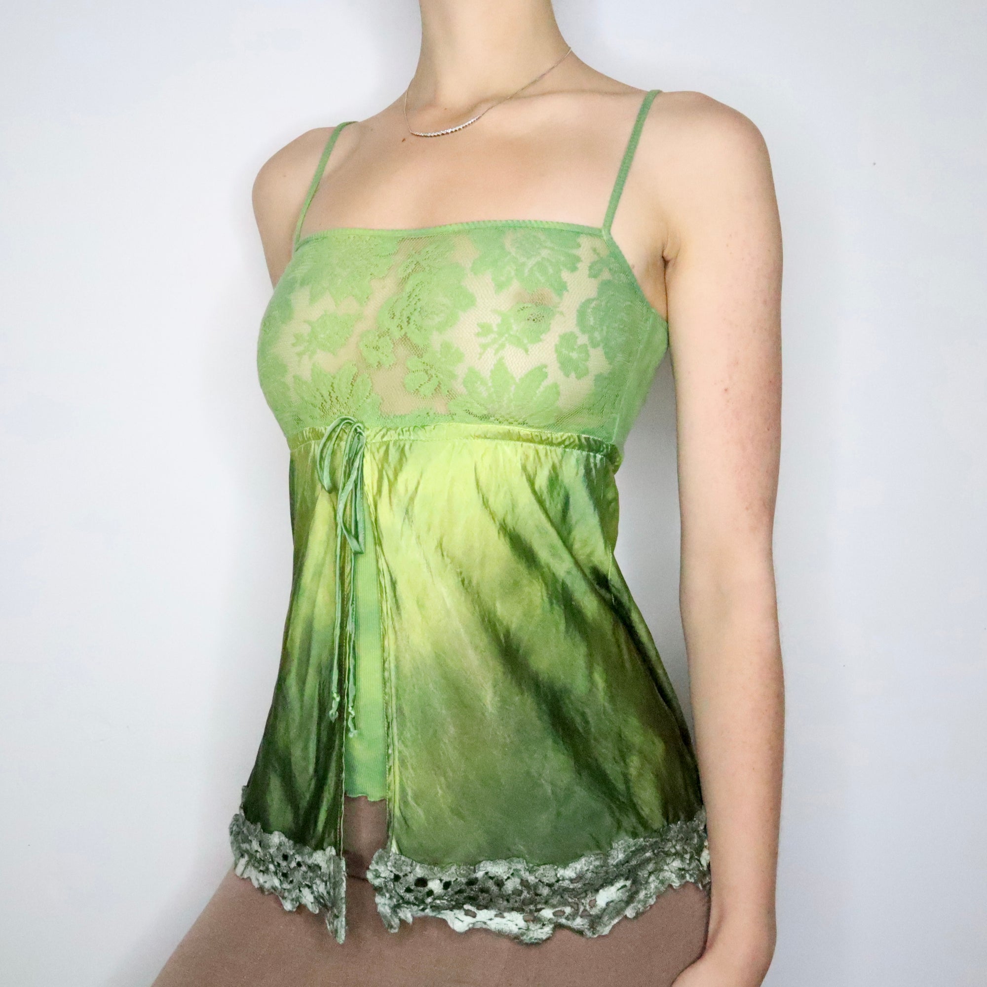 Miss Sixty Green Fairy Babydoll Top (S-M)