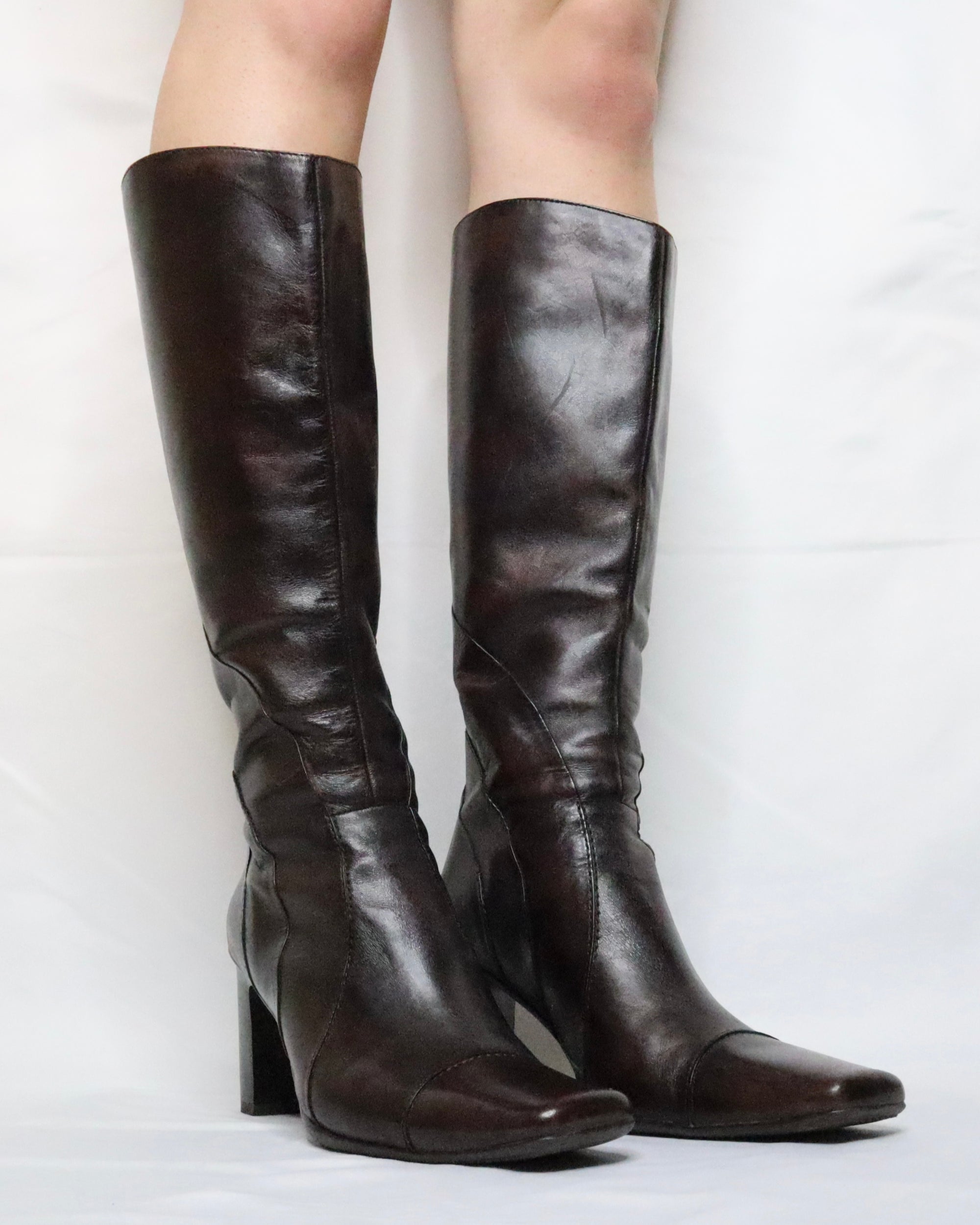 Brown Knee High Boots (8-8.5 US/40 EU)