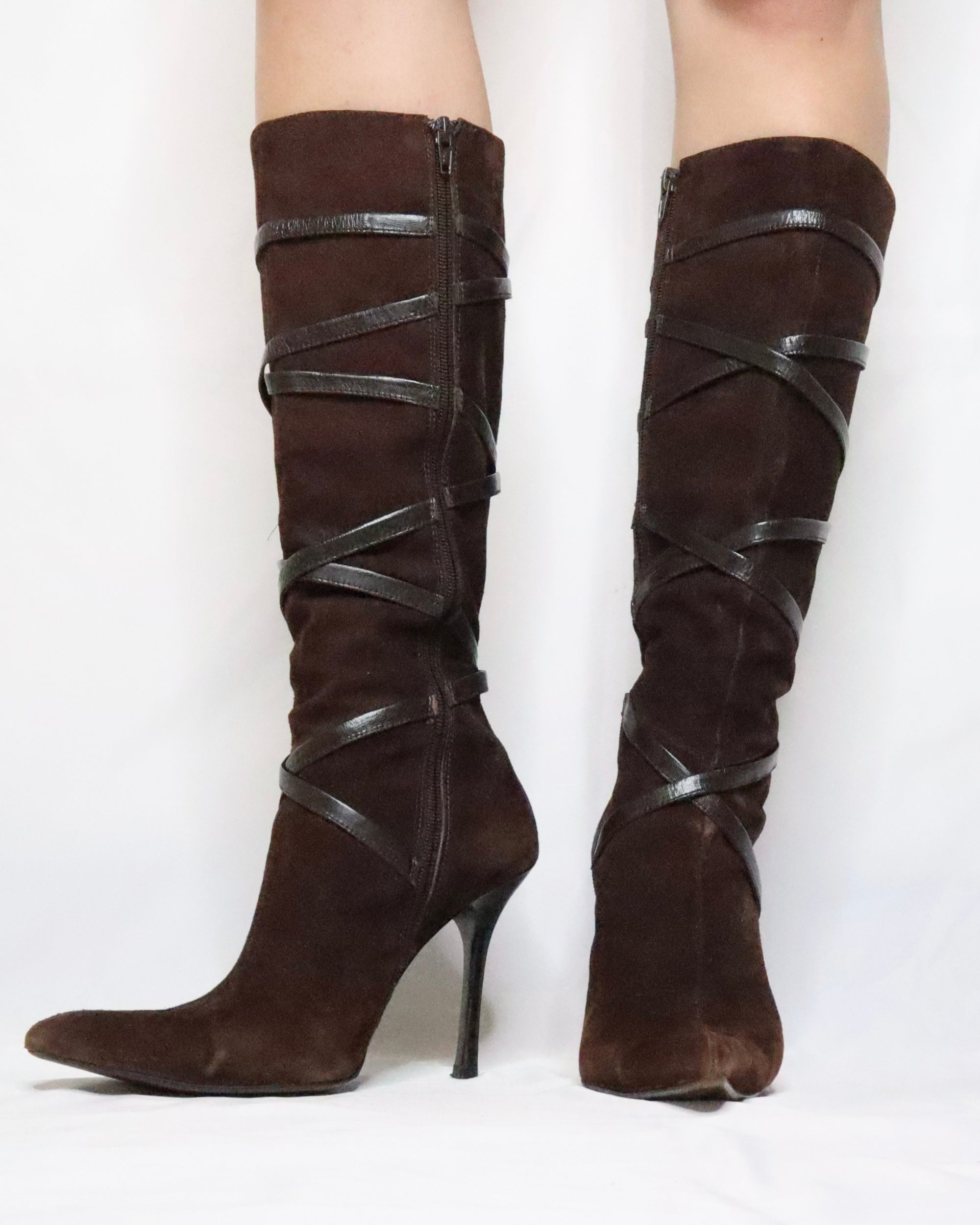Knee High Stiletto Boots (6.5 US/37 EU)