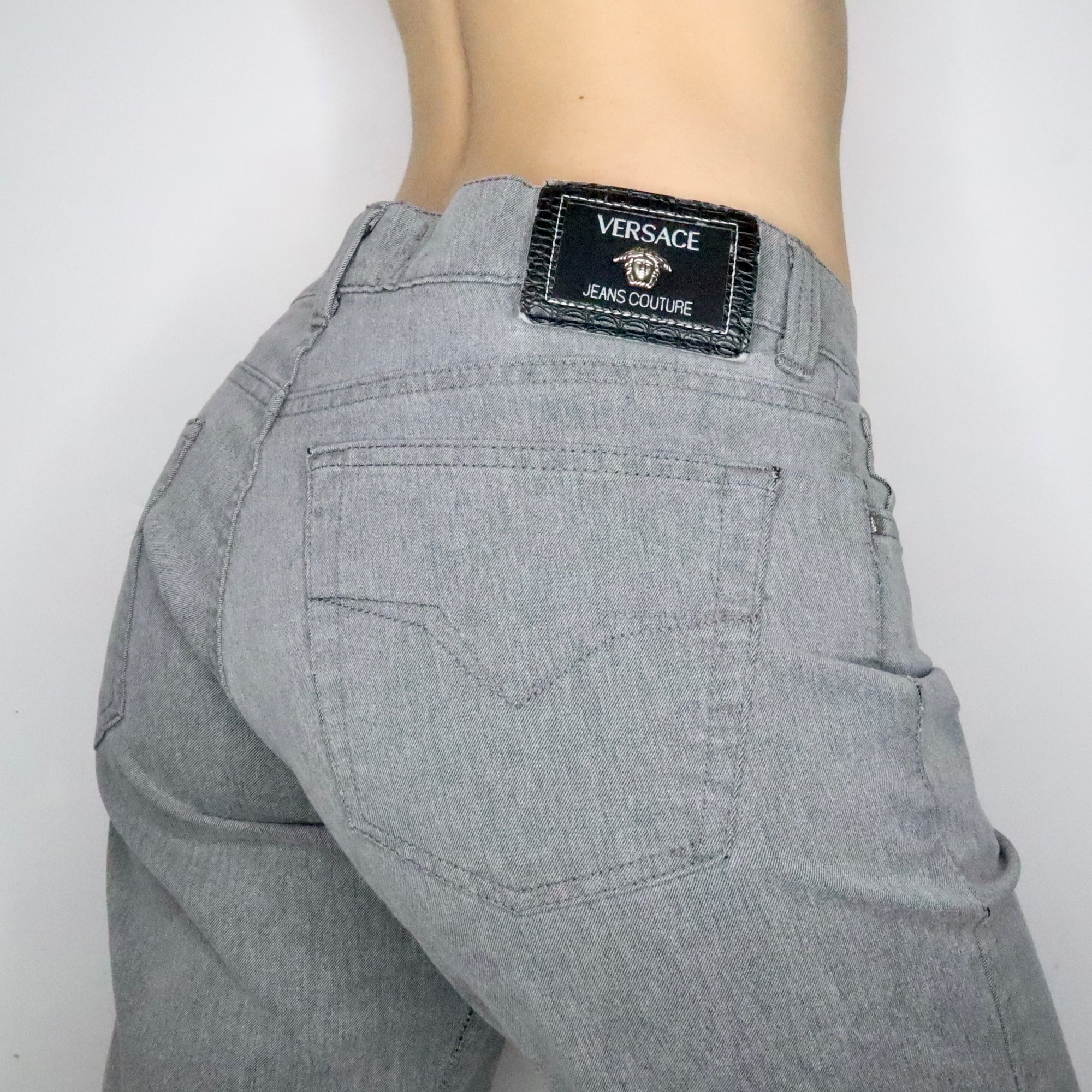 Gray Versace Pants (M-L)