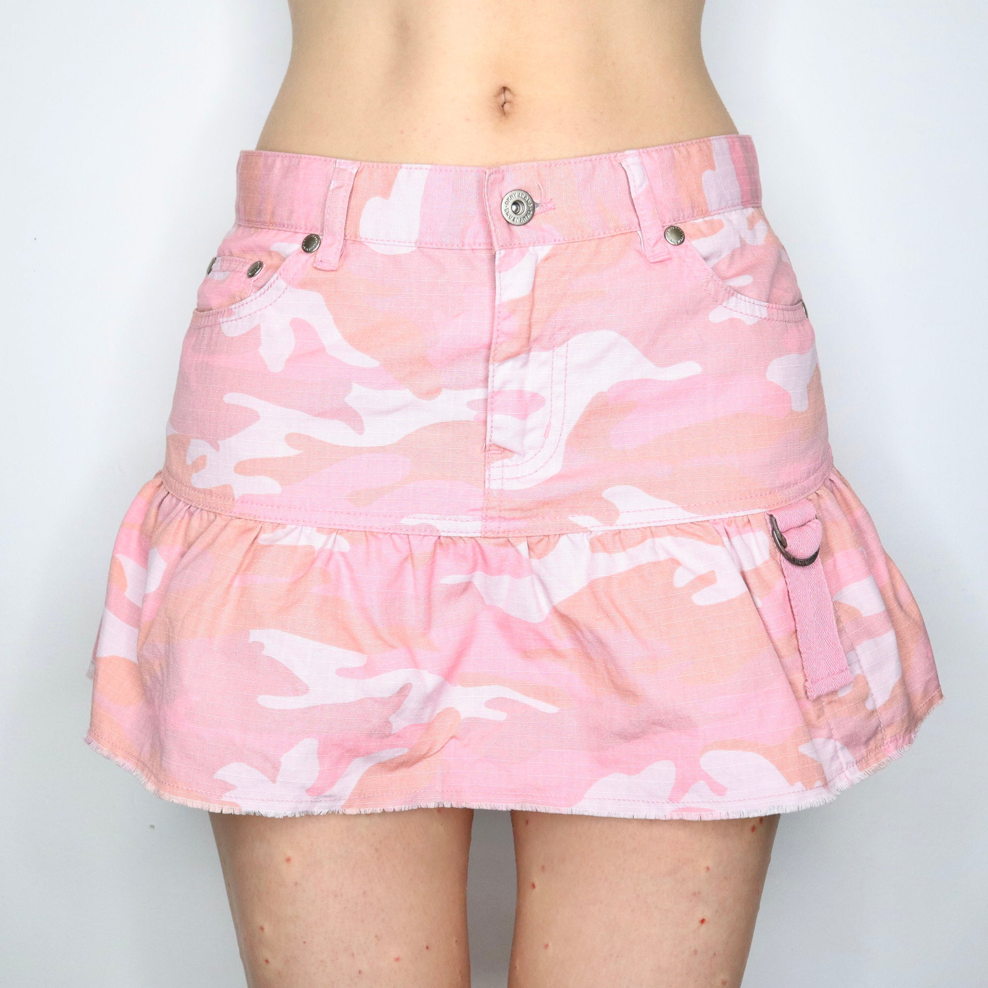 Pink Camo Mini Skirt